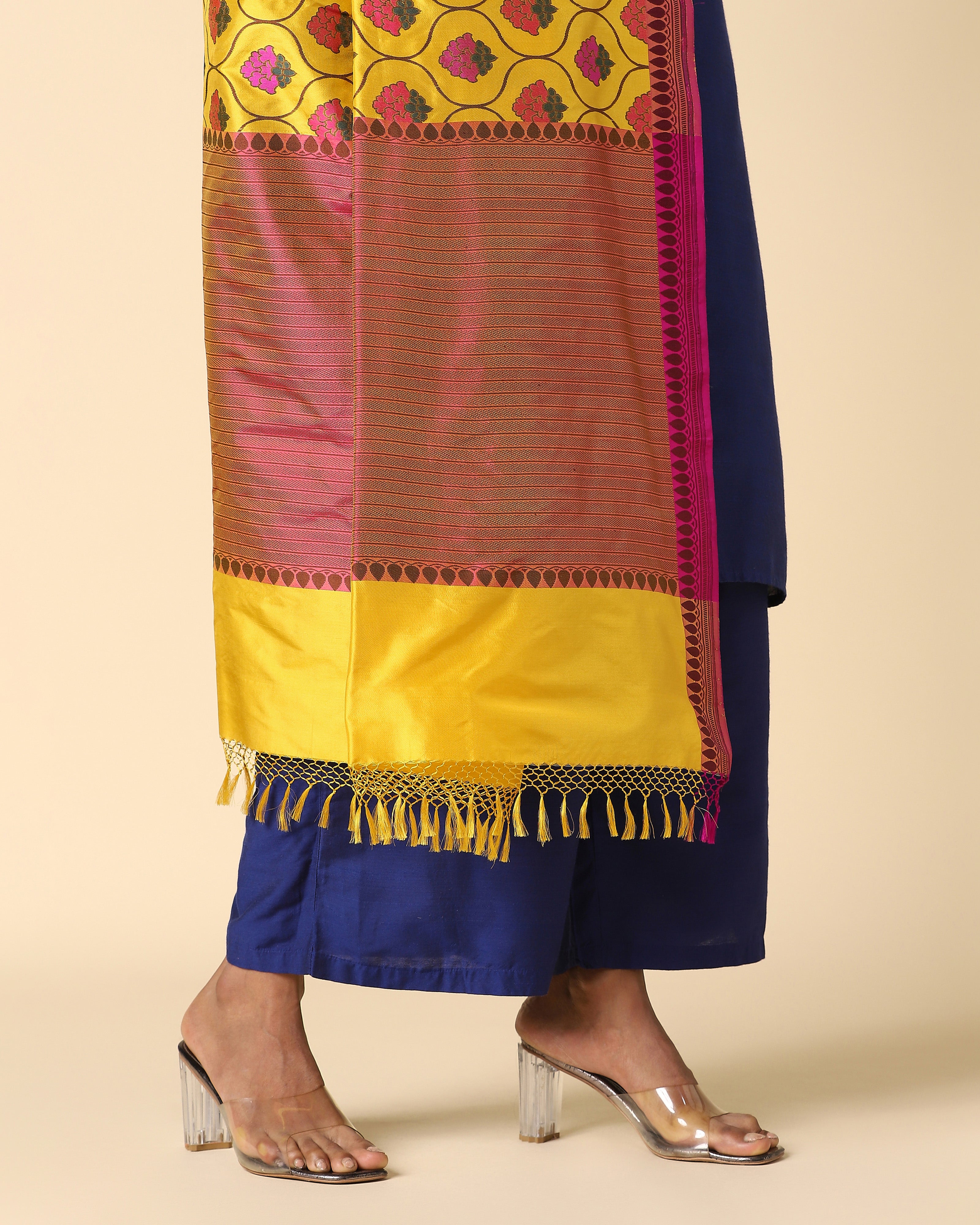Bhakti Banarasi Cutwork Silk Dupatta