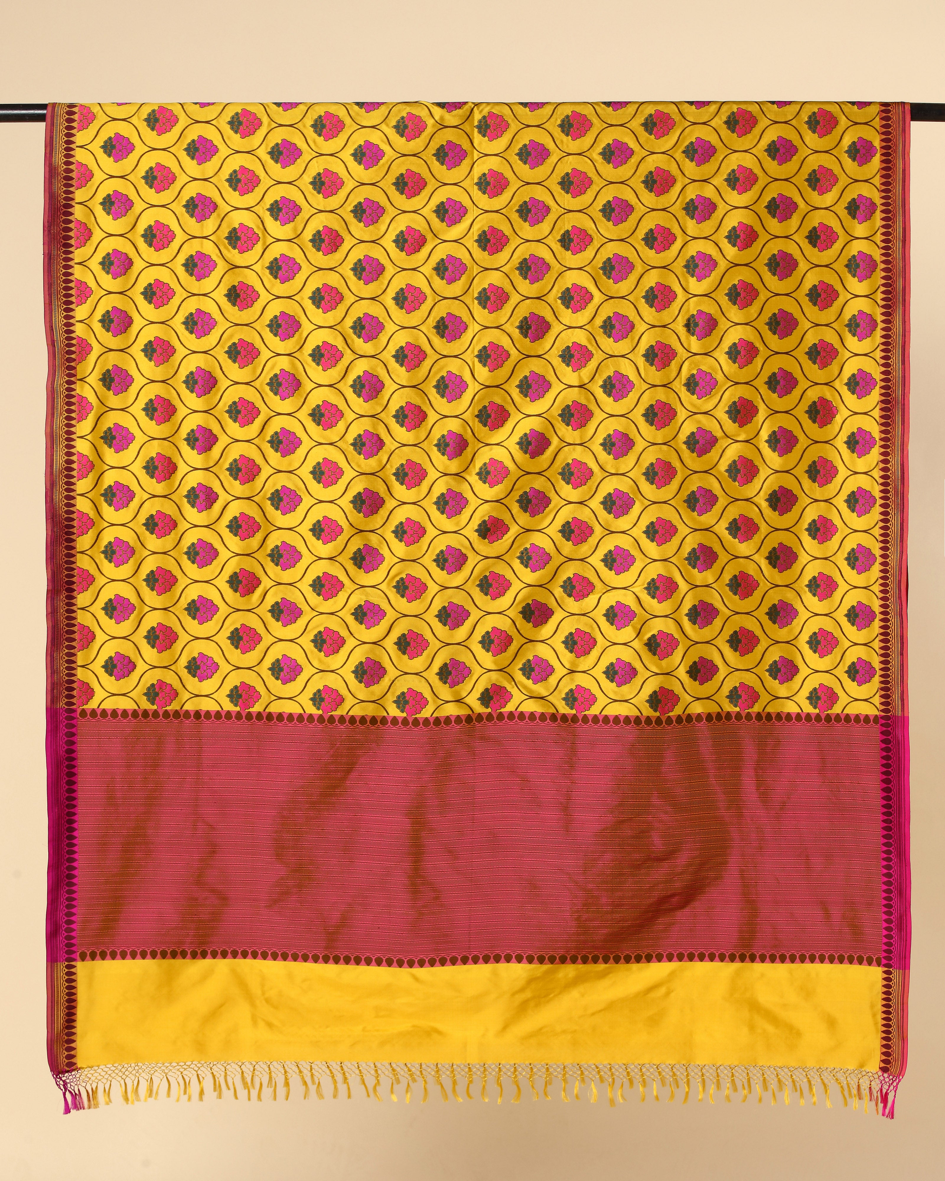 Bhakti Banarasi Cutwork Silk Dupatta