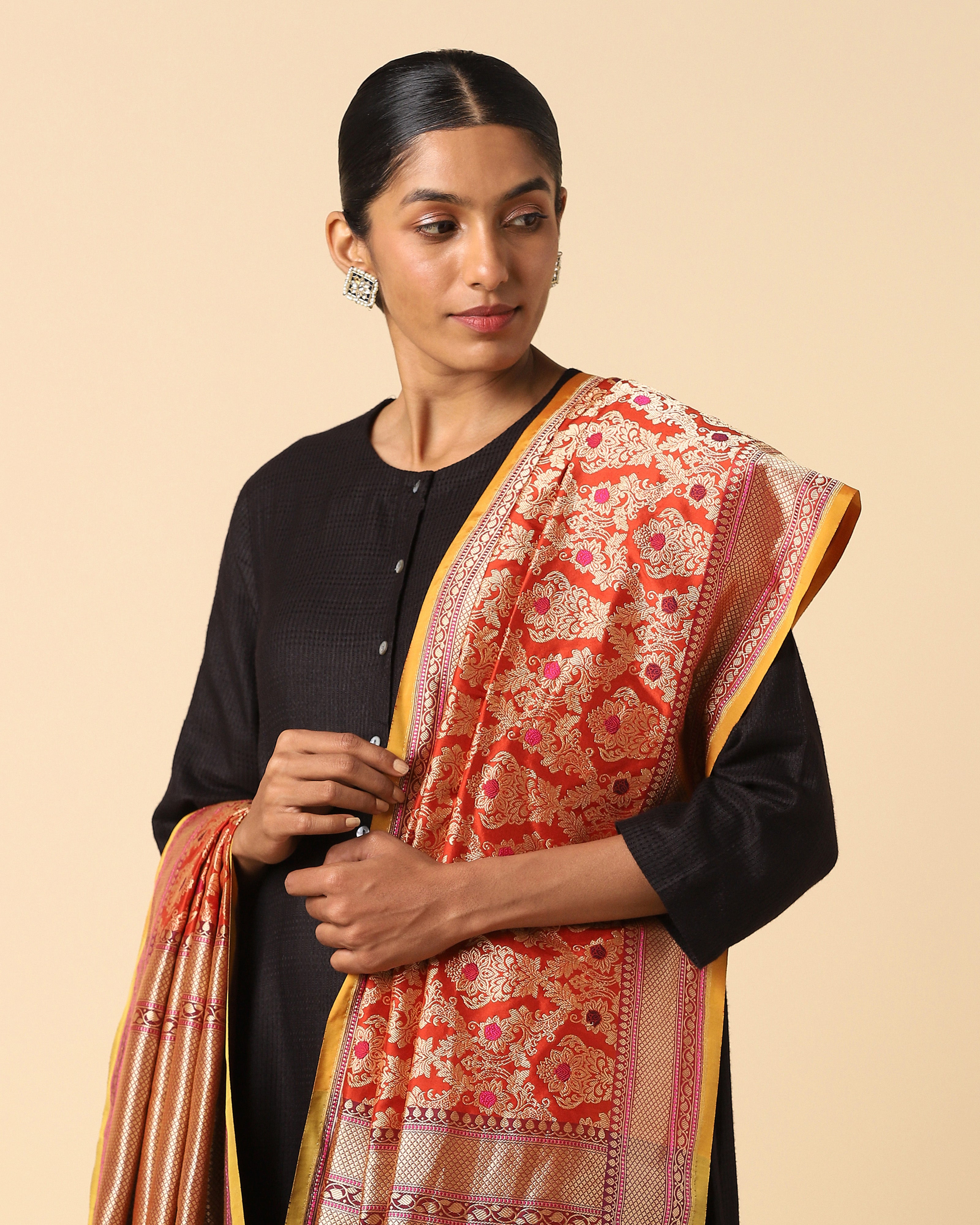 Marsha Banarasi Kadwa Silk Dupatta