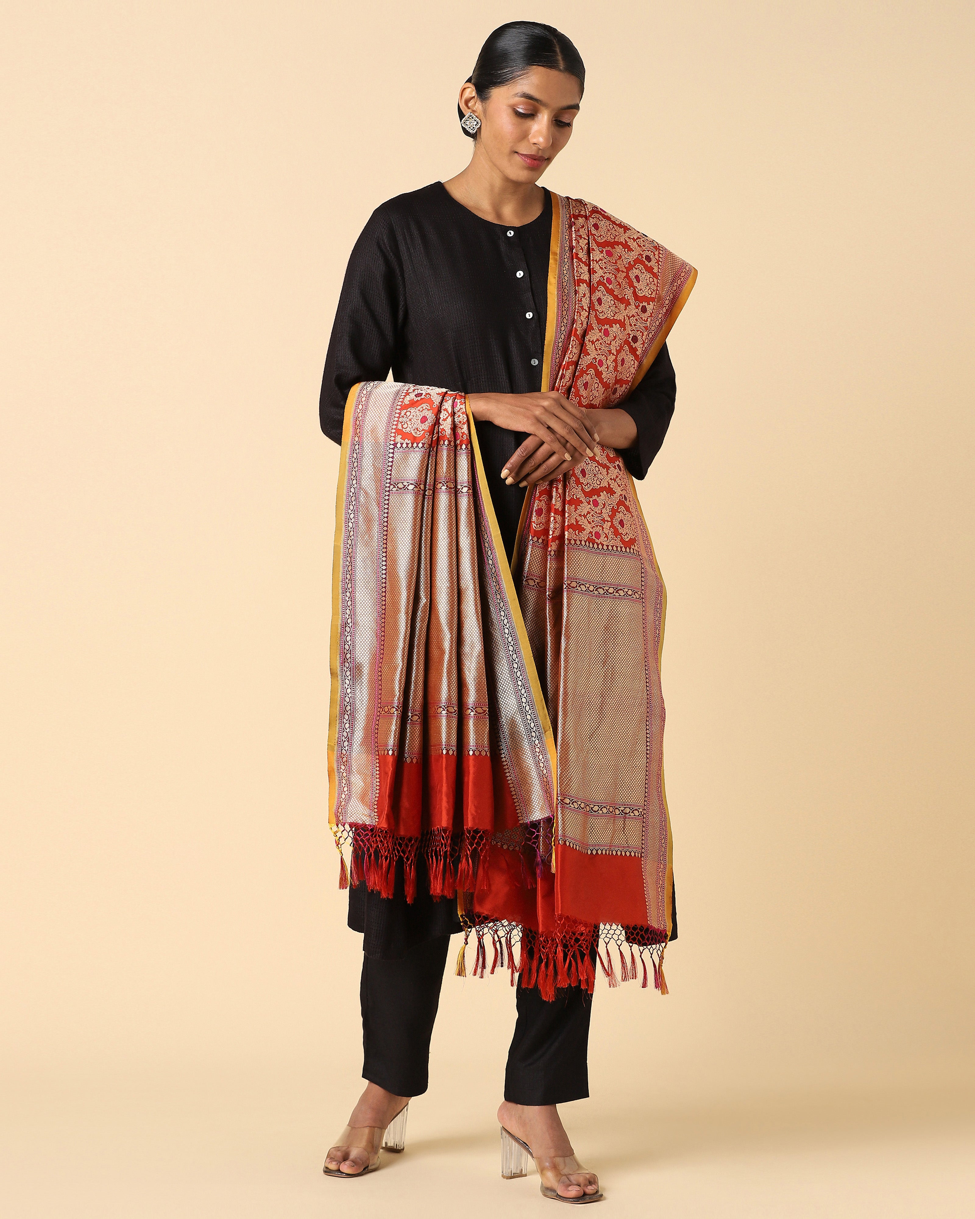 Marsha Banarasi Kadwa Silk Dupatta