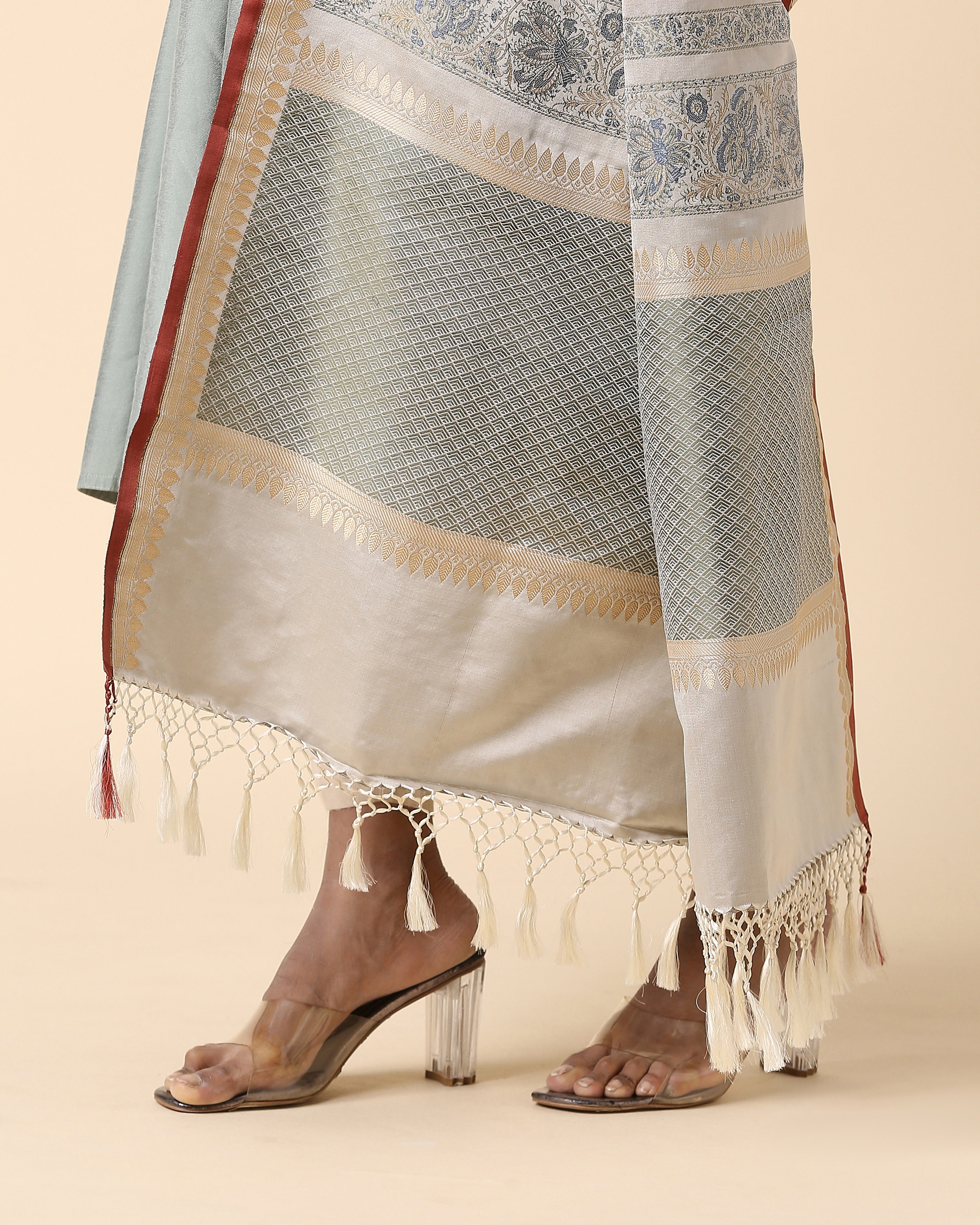 Anaya Banarasi Tanchoi Silk Dupatta
