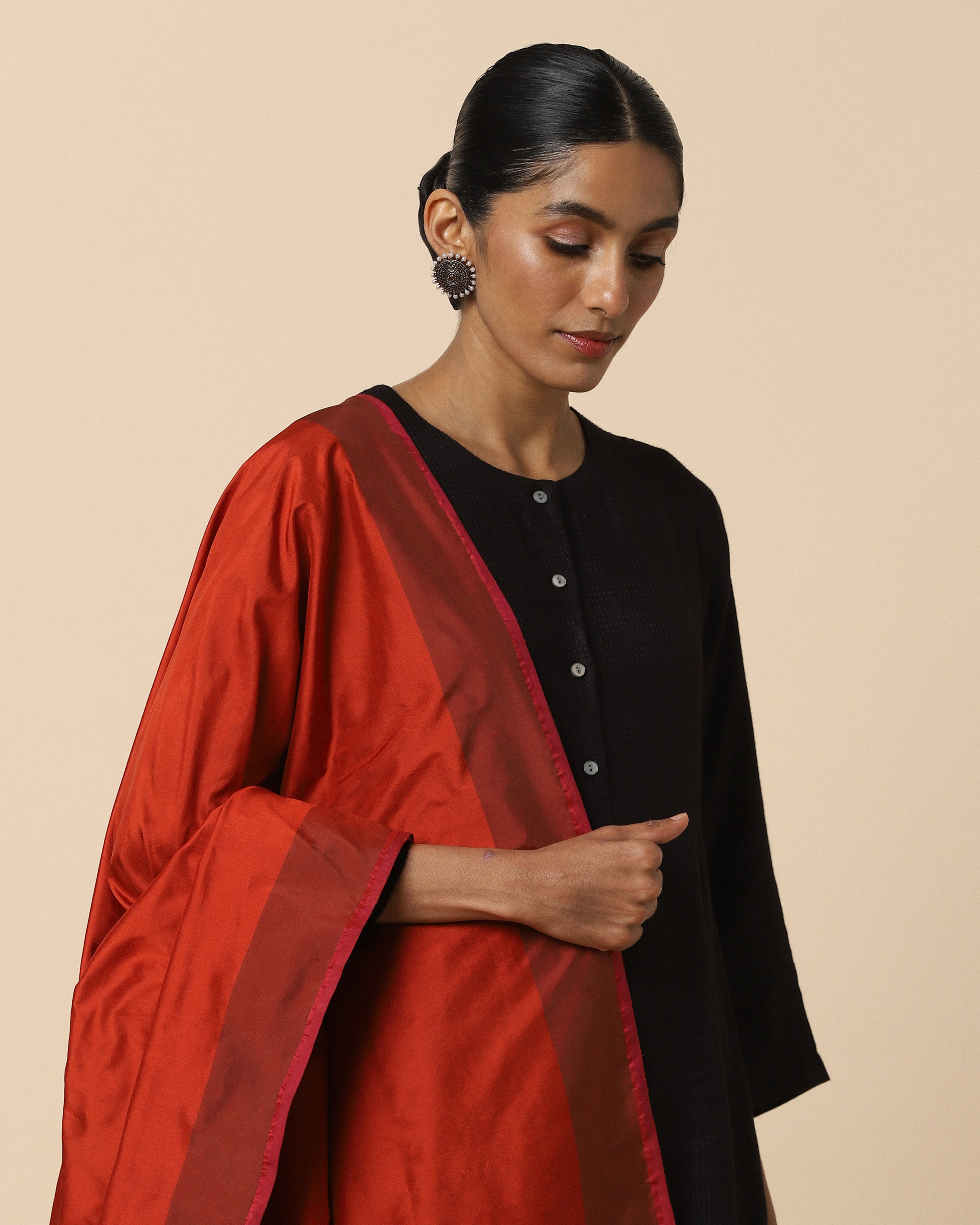 Aarohi Banarasi Cutwork Silk Dupatta