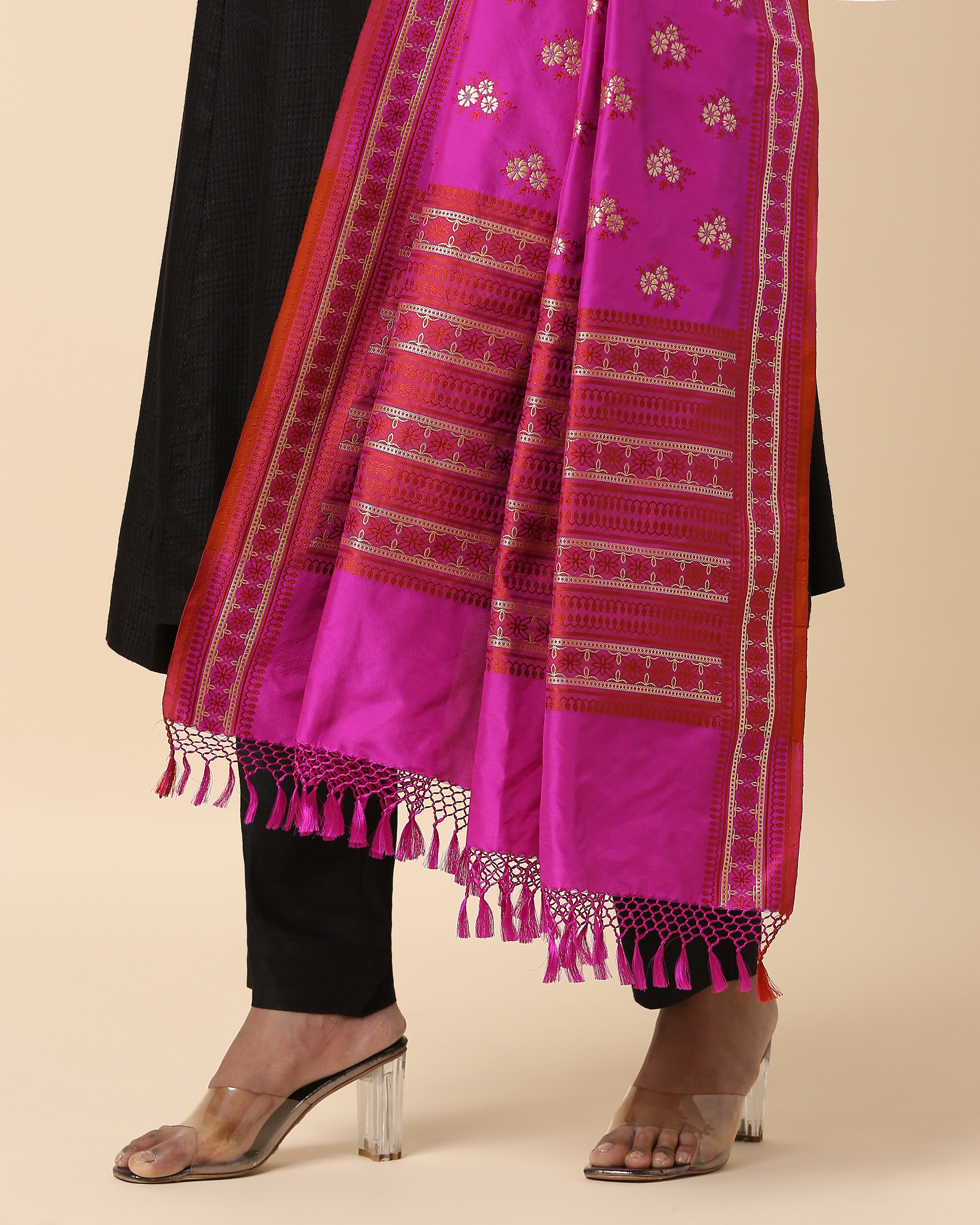 Beli Banarasi Kadwa Silk Dupatta