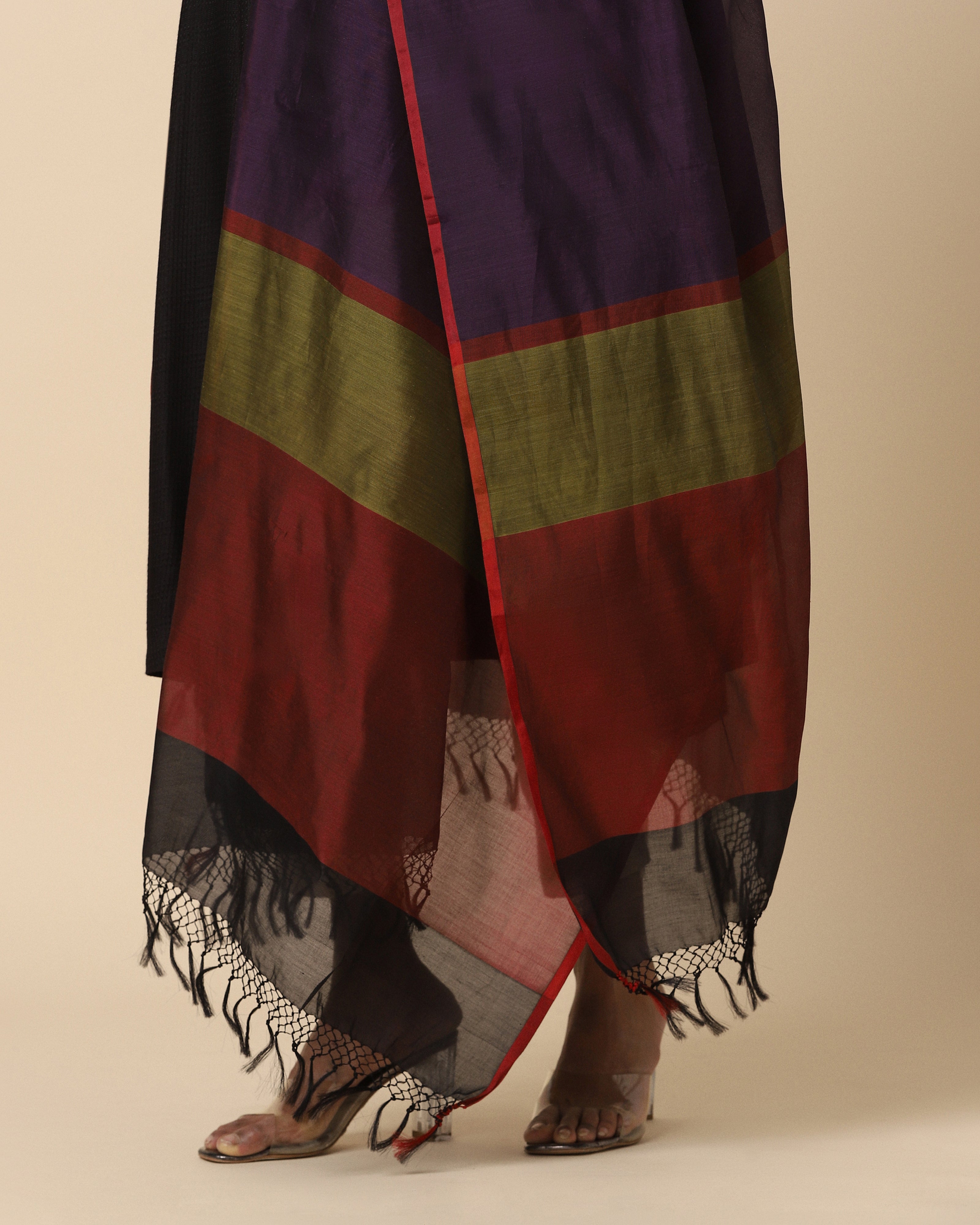 Palo Banarasi Fekwa Silk Cotton Dupatta