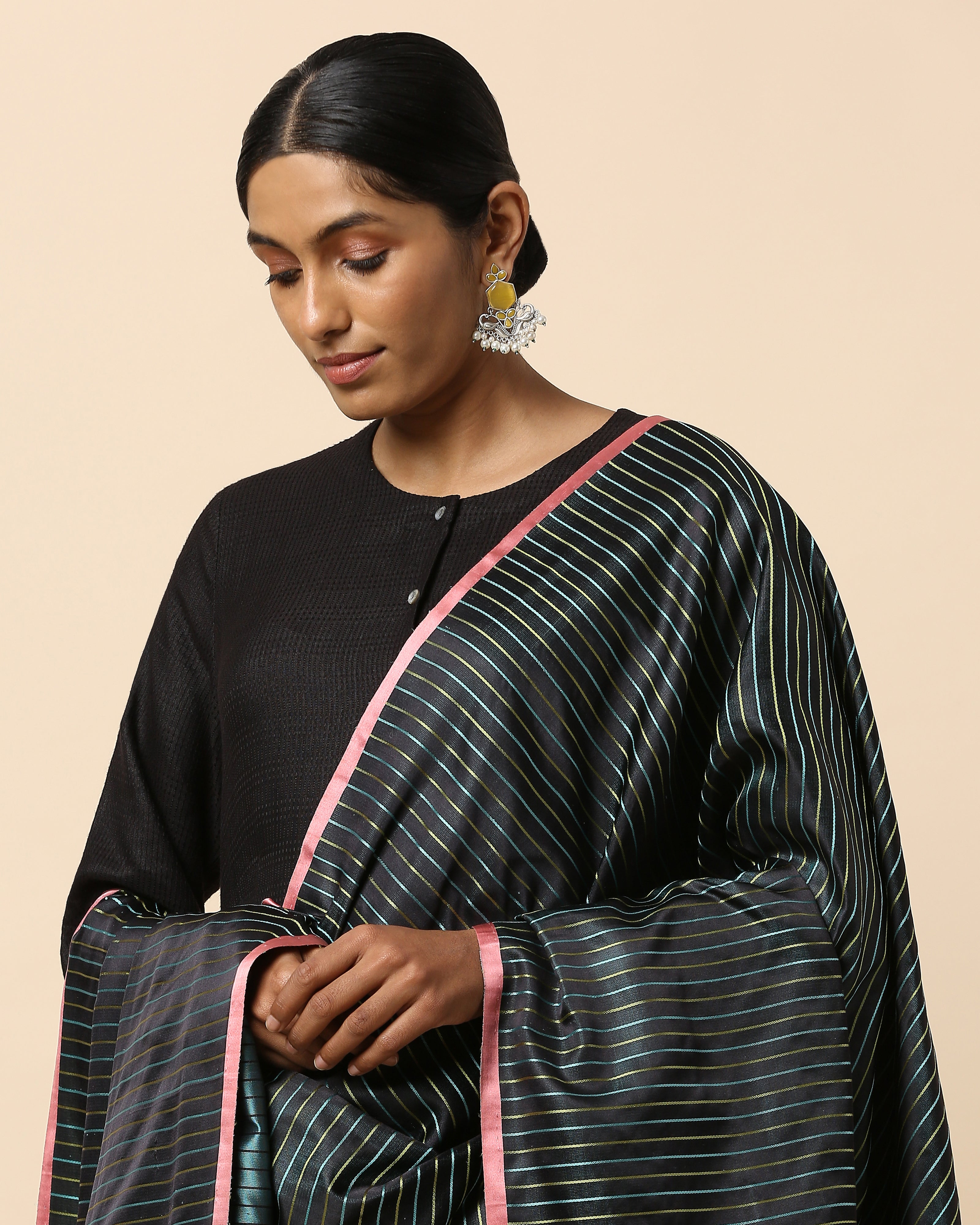 Rumi Banarasi Tanchoi Silk Dupatta