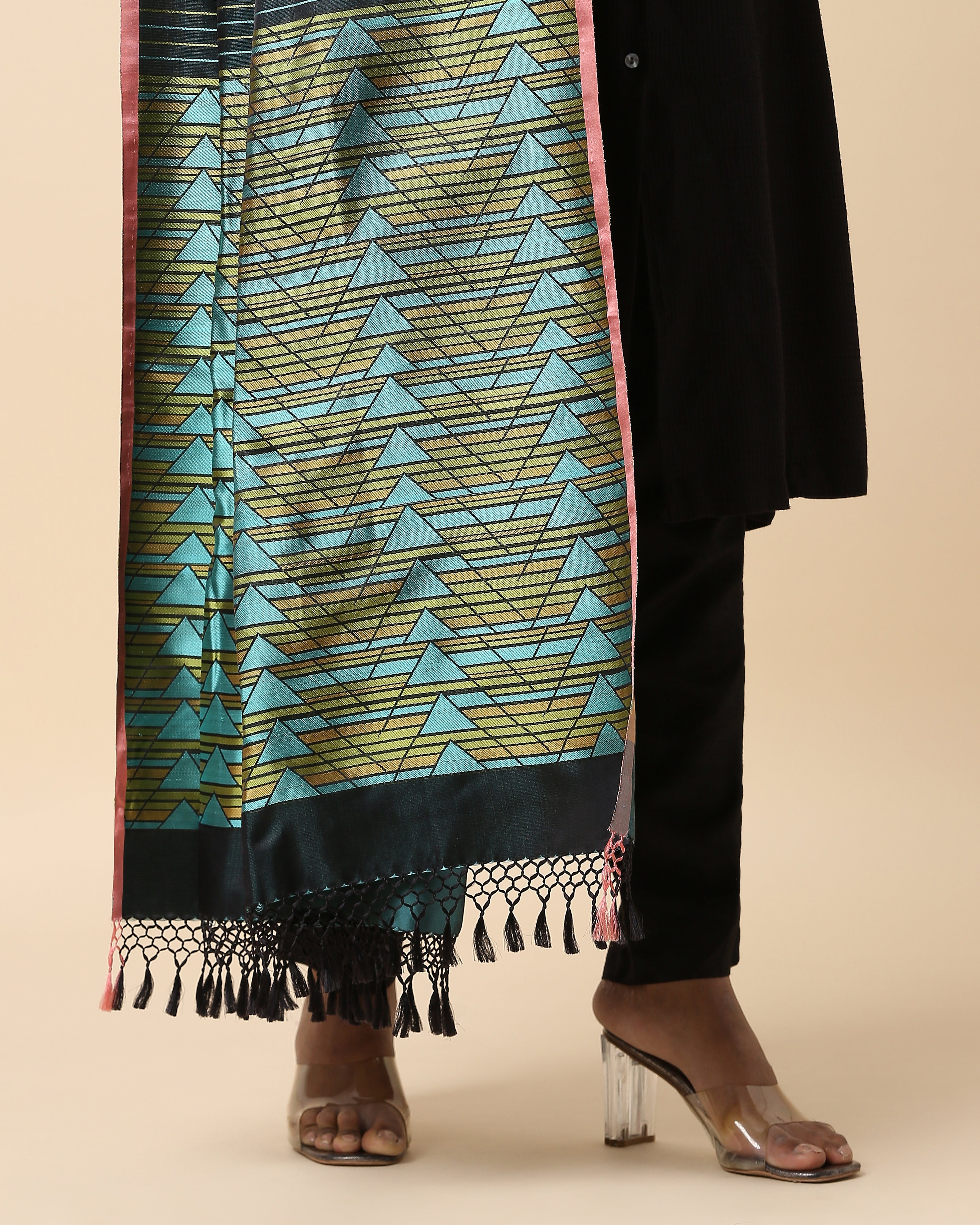 Rumi Banarasi Tanchoi Silk Dupatta