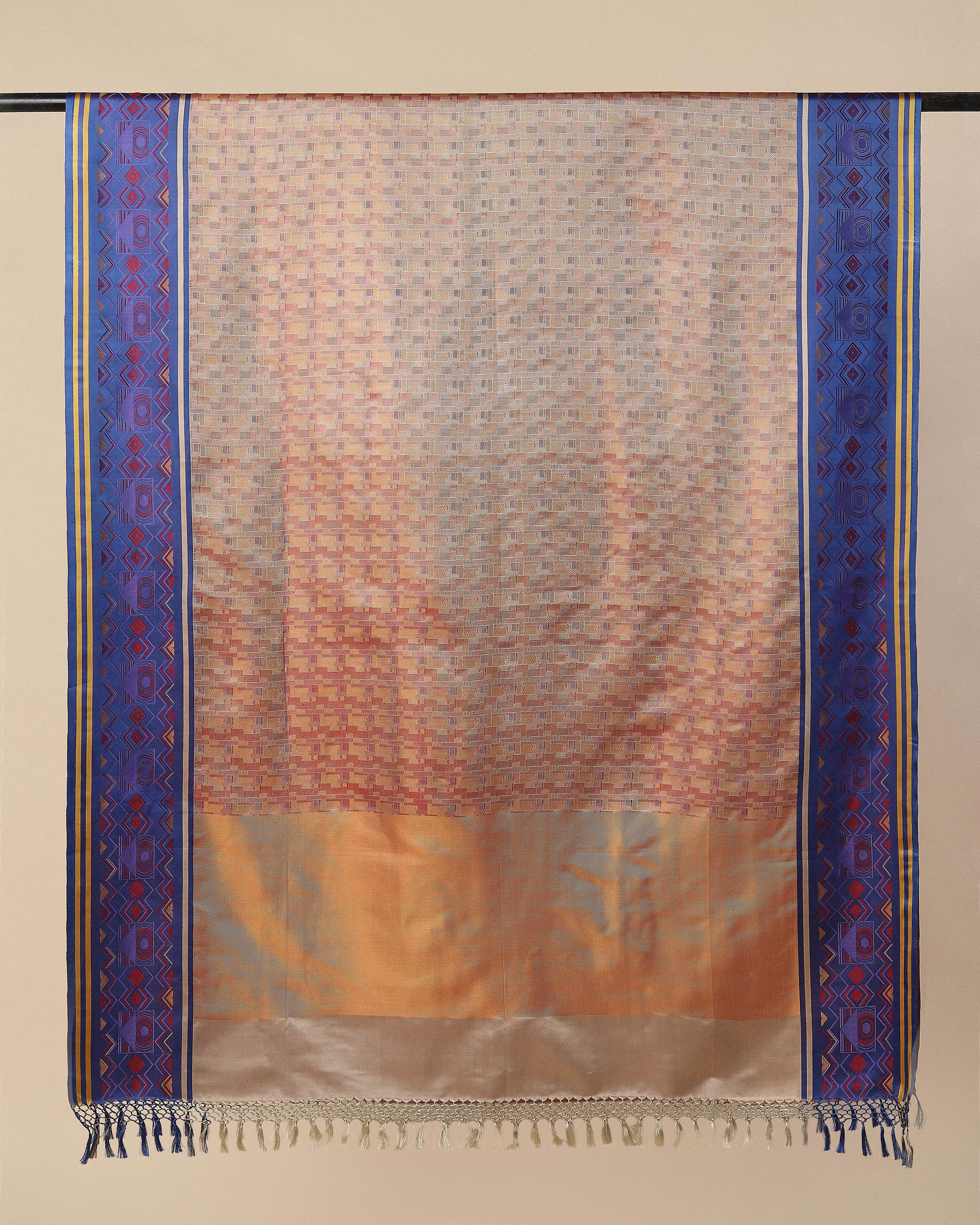 Soza Banarasi Tanchoi Silk Dupatta