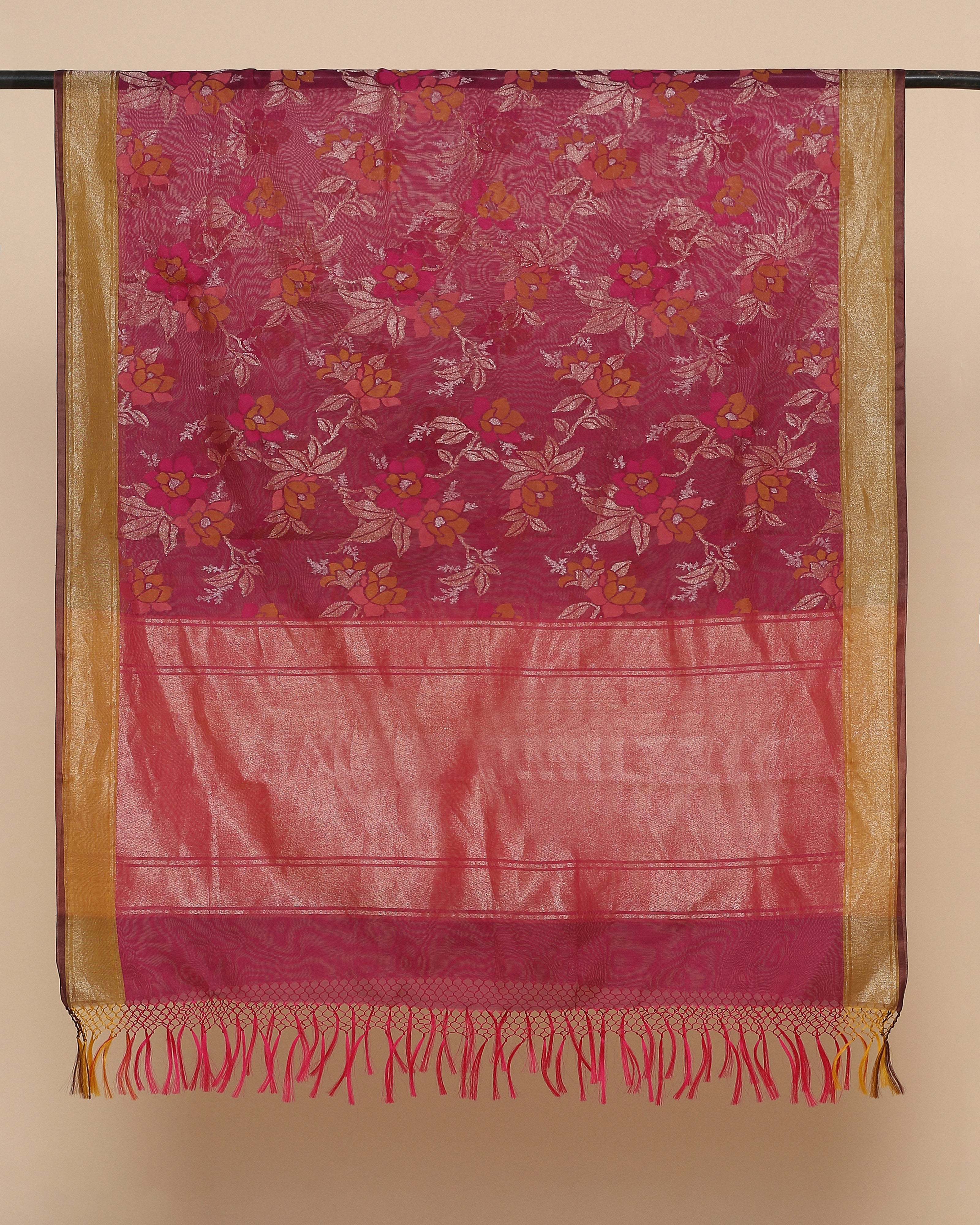 Safia Banarasi Jamdani Silk Cotton Dupatta