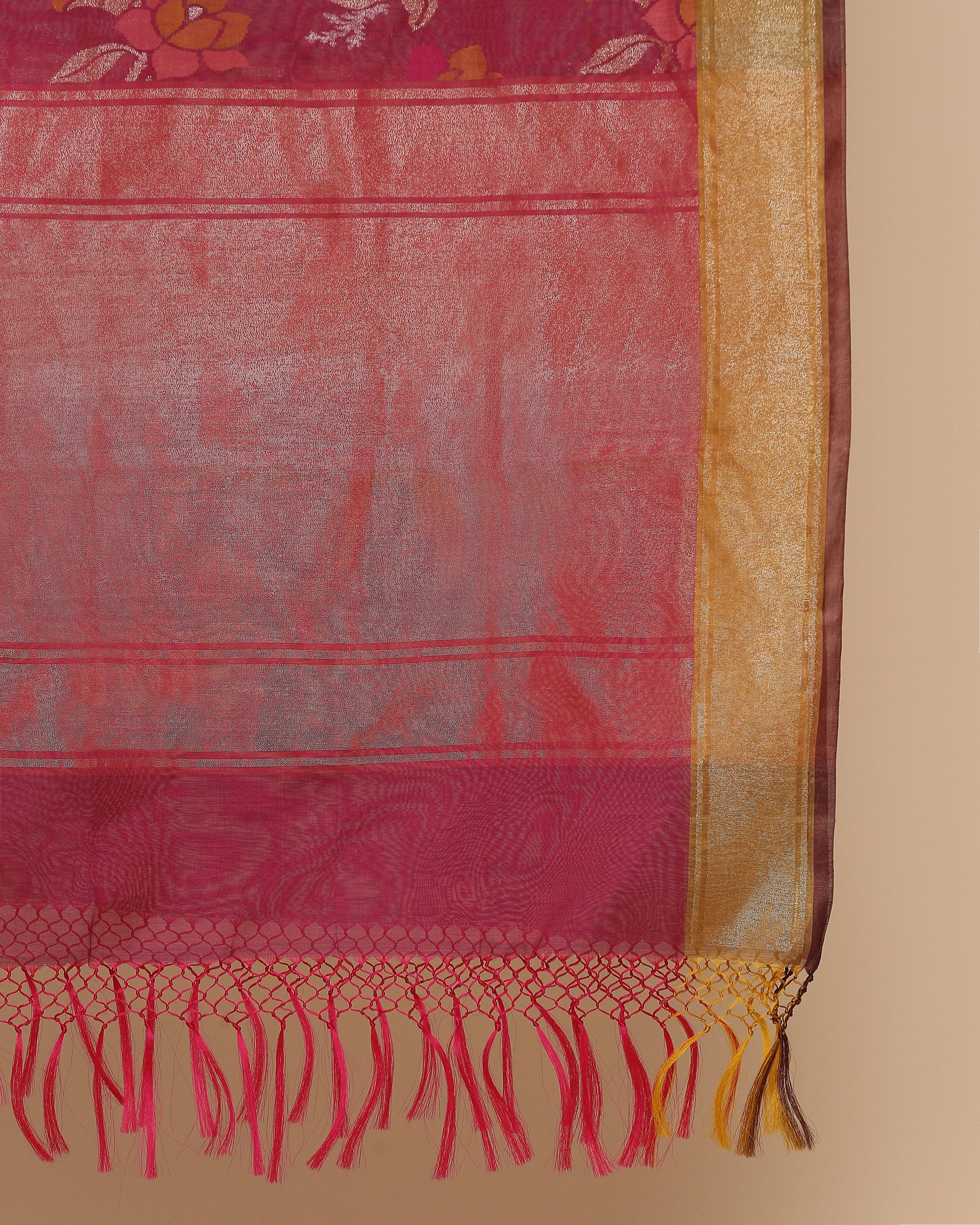 Safia Banarasi Jamdani Silk Cotton Dupatta