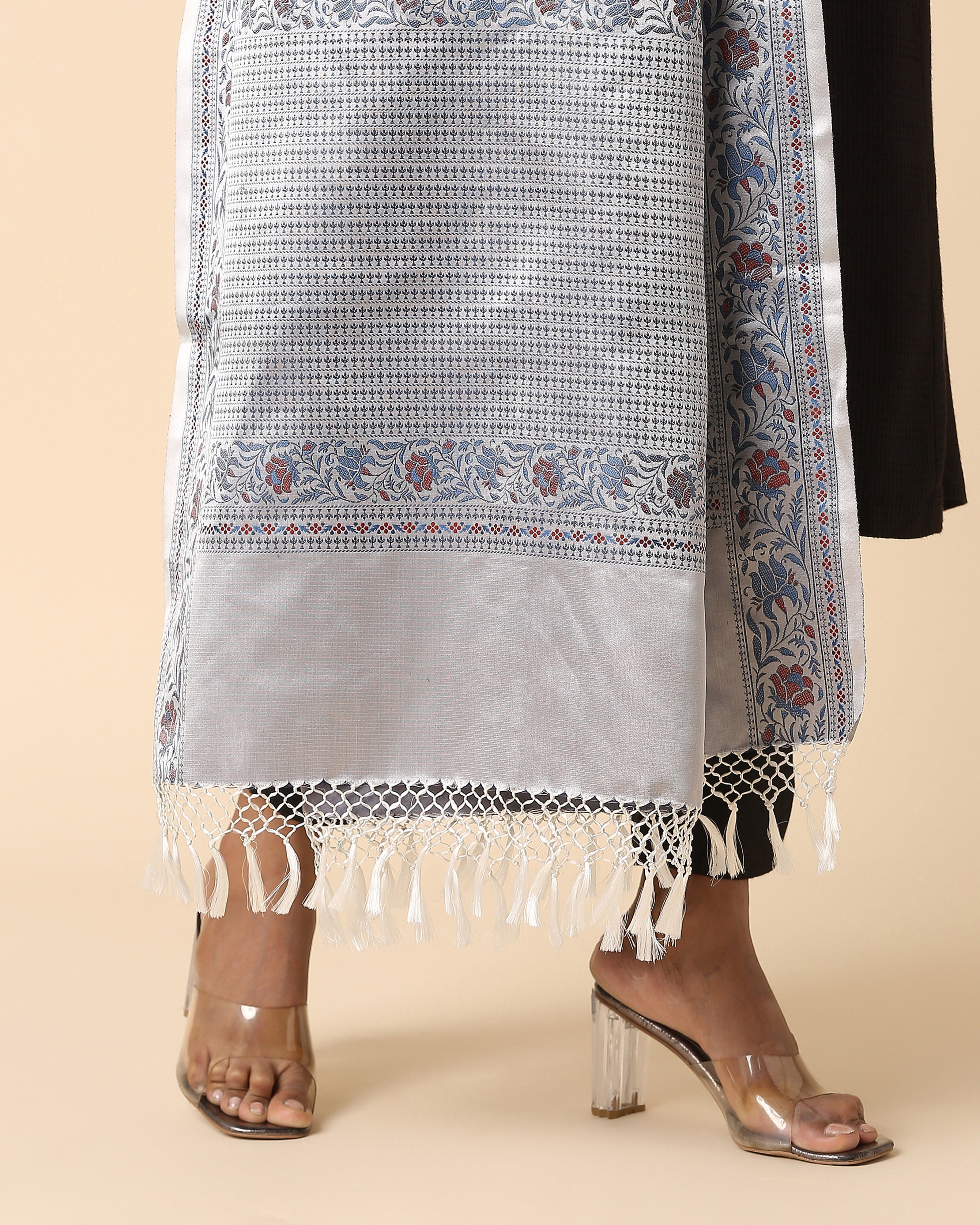 Jasper Banarasi Tanchoi Silk Dupatta