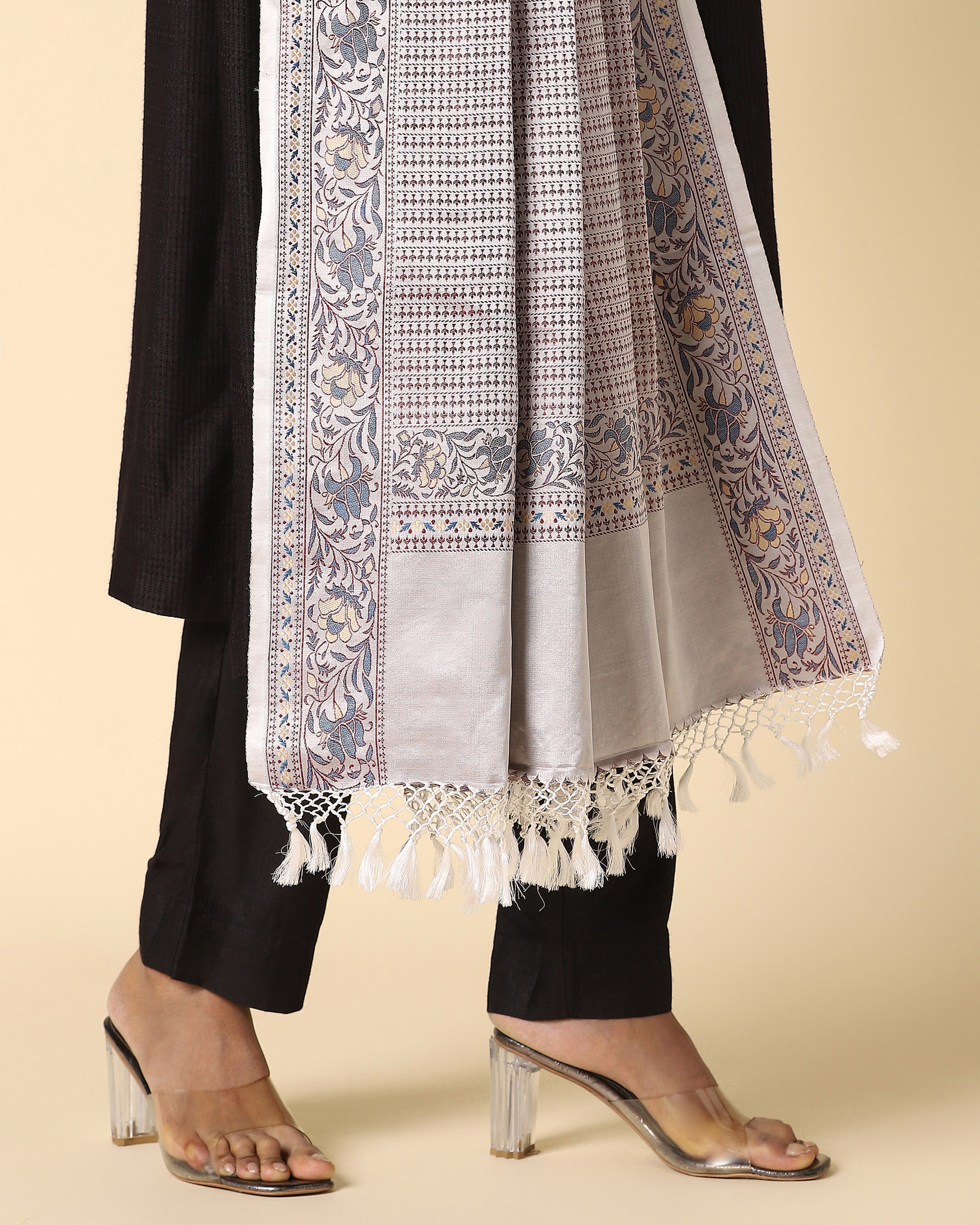 Jasper Banarasi Tanchoi Silk Dupatta