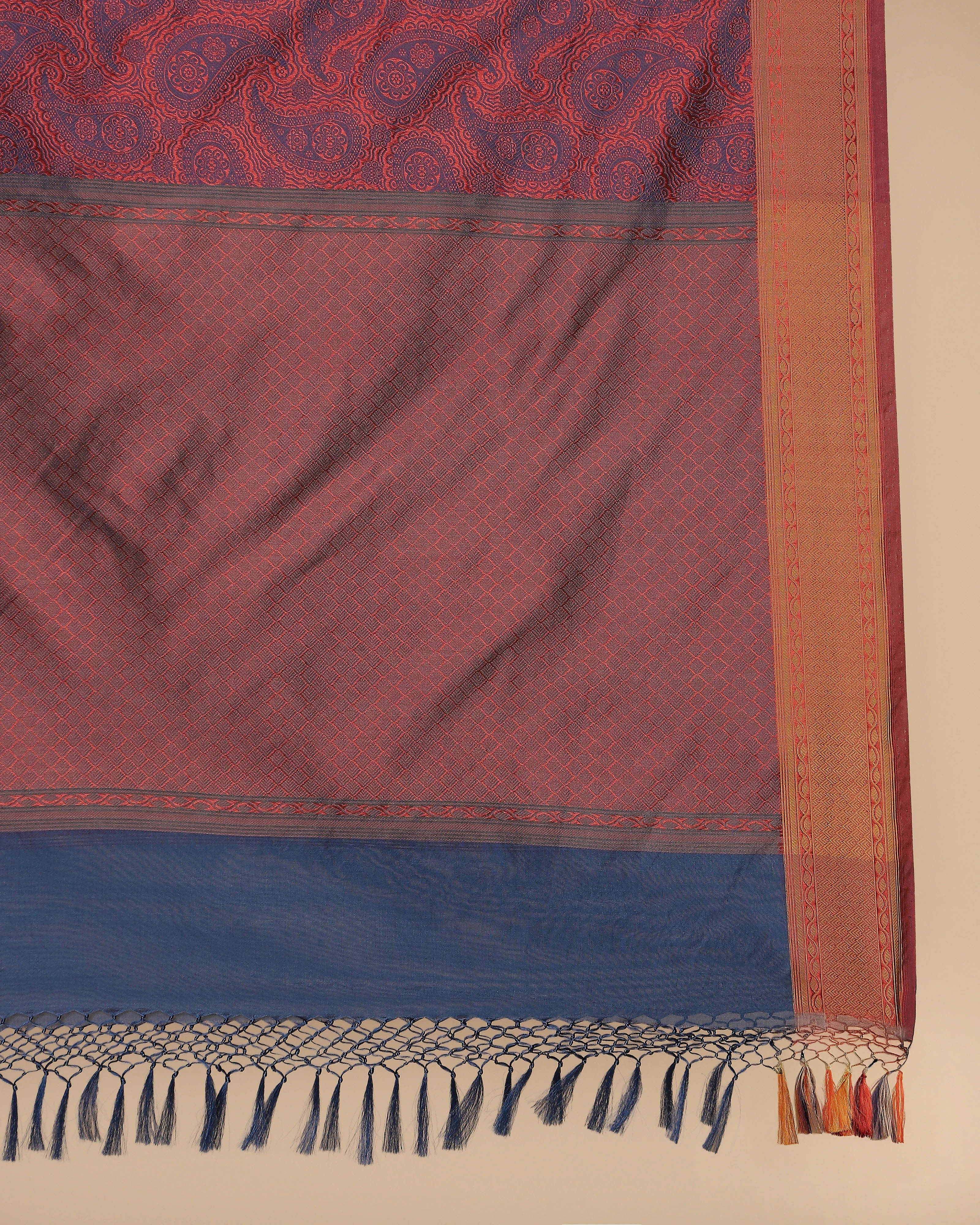 Nahid Banarasi Kadwa Silk Cotton Dupatta