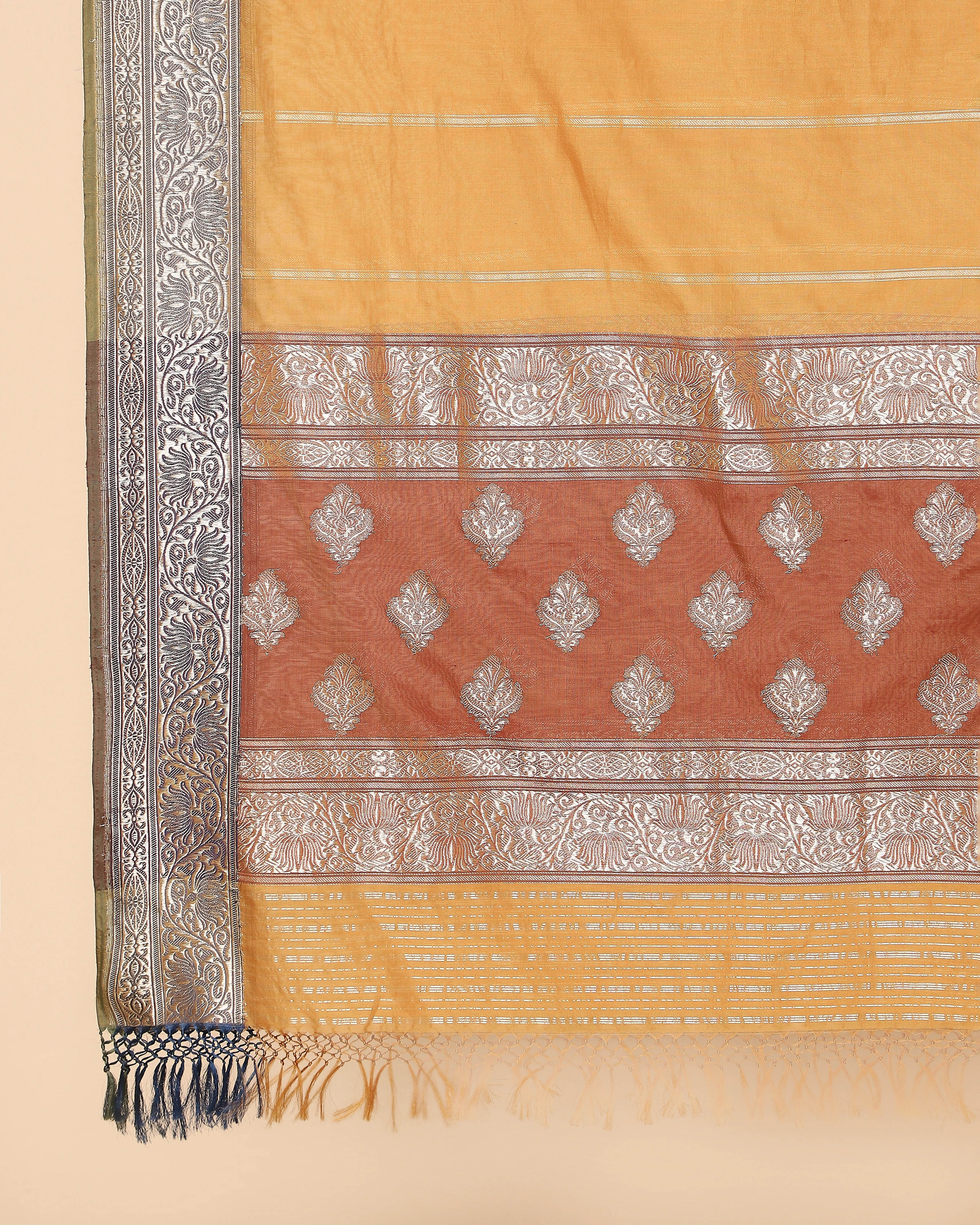 Gulzar Banarasi Kadwa Silk Cotton Dupatta
