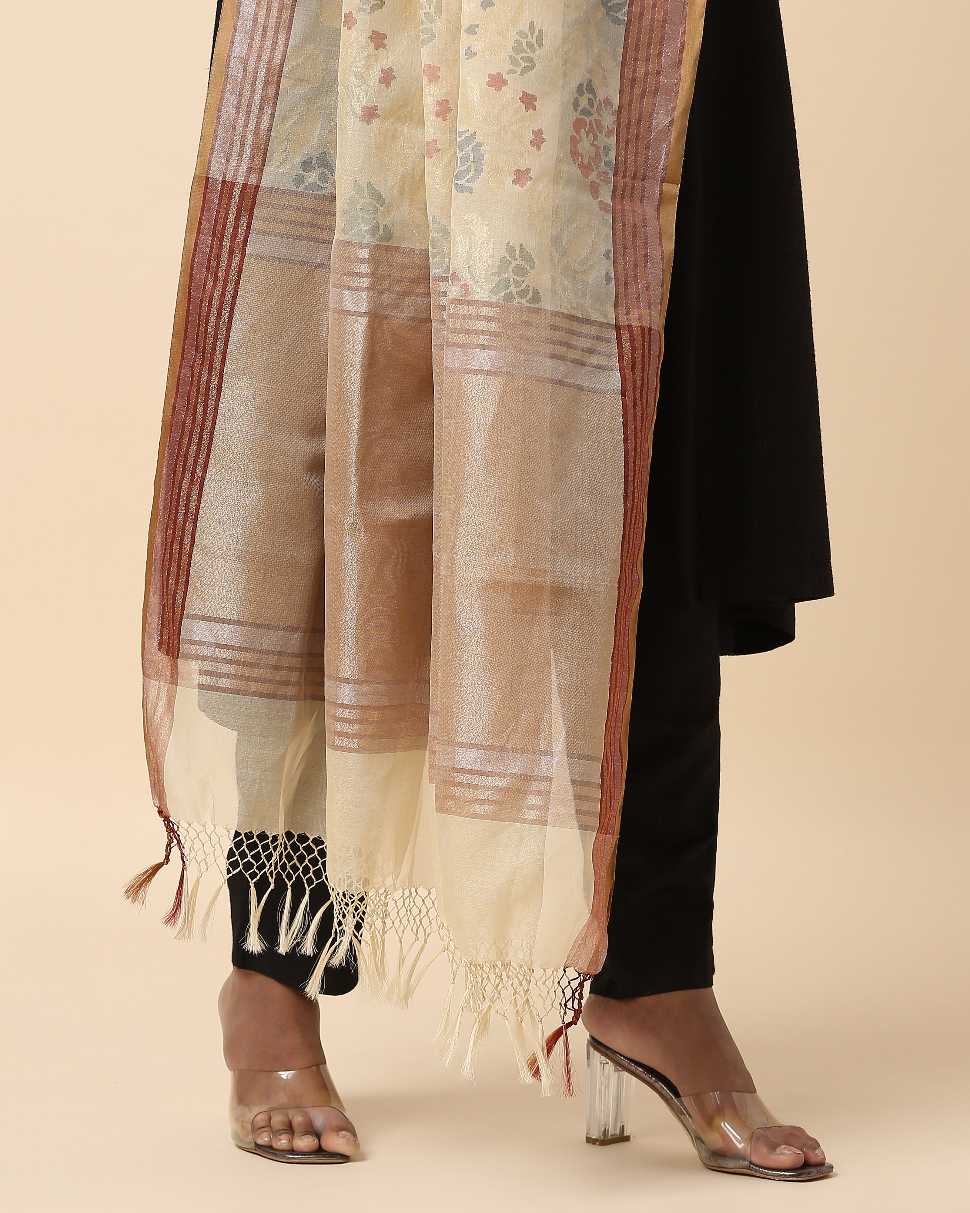 Hester Banarasi Jamdani Silk Cotton Dupatta