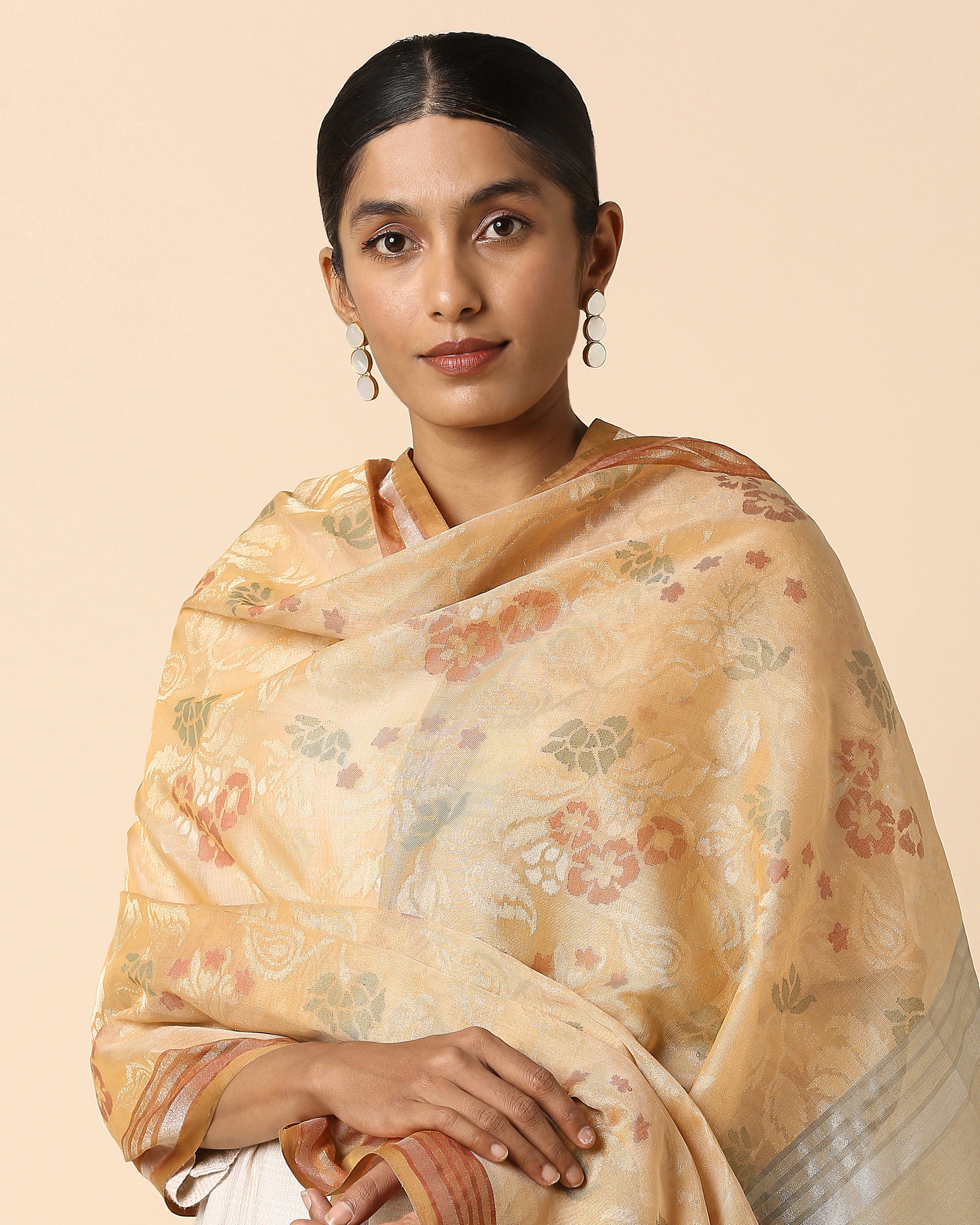 Hester Banarasi Jamdani Silk Cotton Dupatta