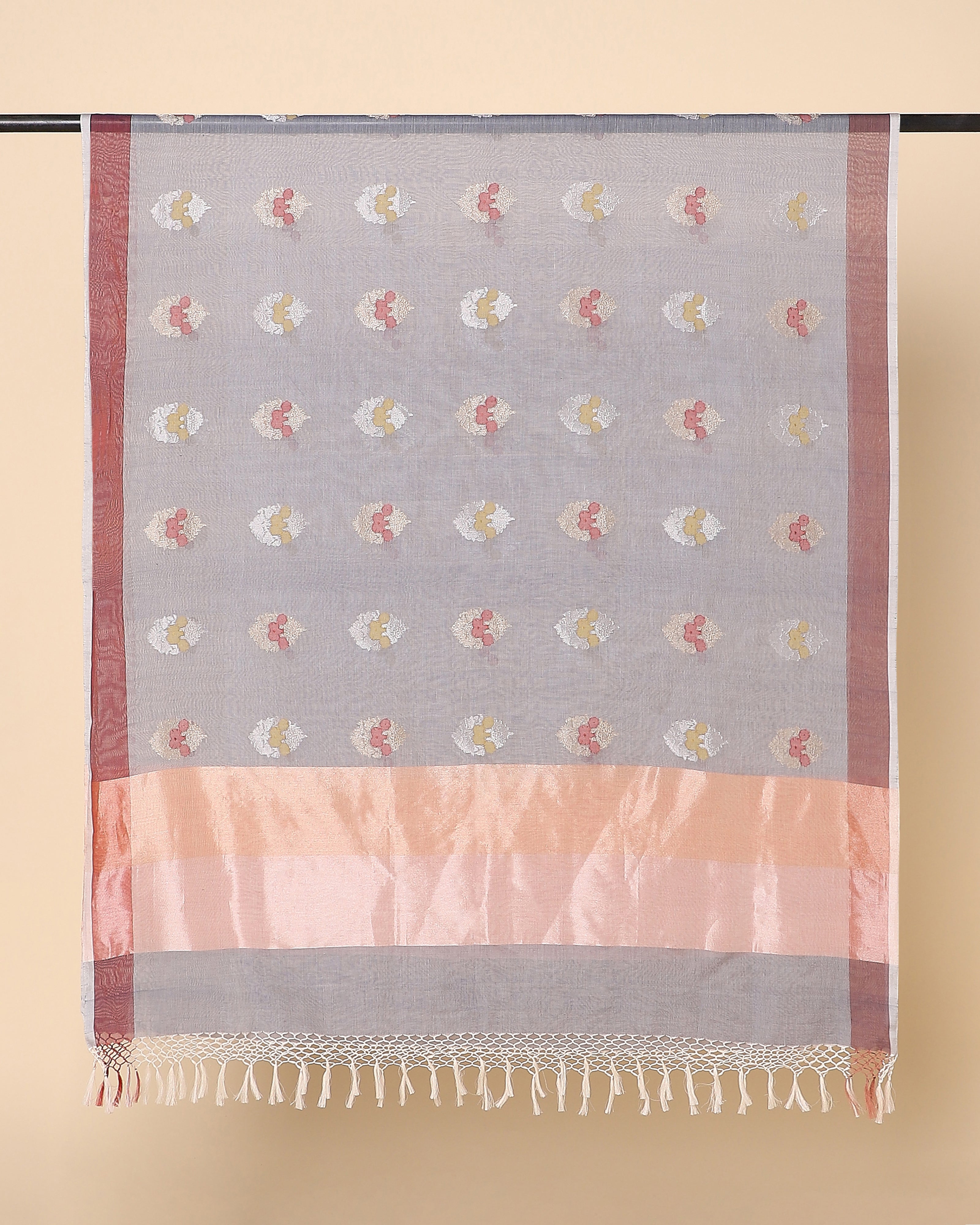 Olga Banarasi Jamdani Cotton Dupatta