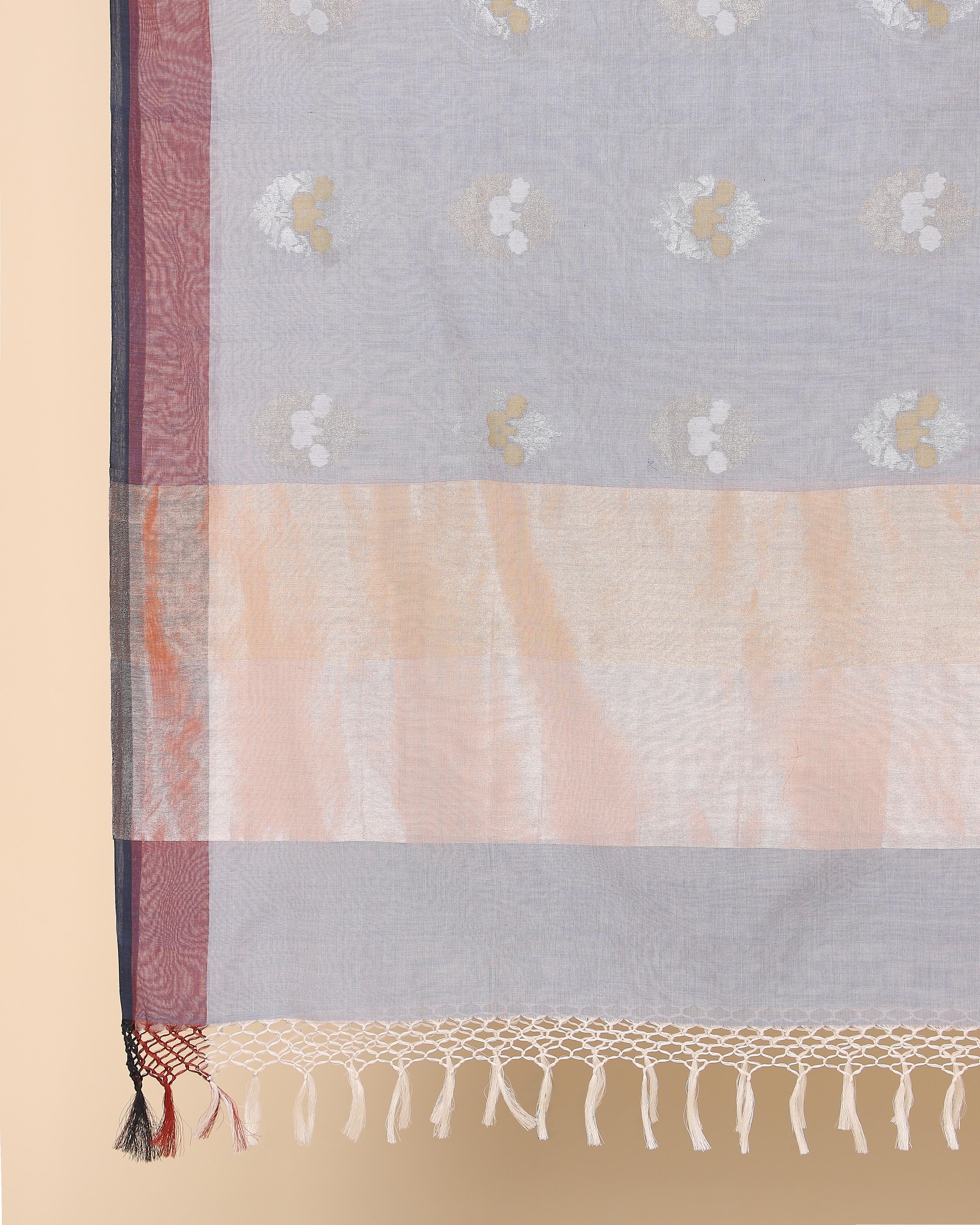Olga Banarasi Jamdani Cotton Dupatta