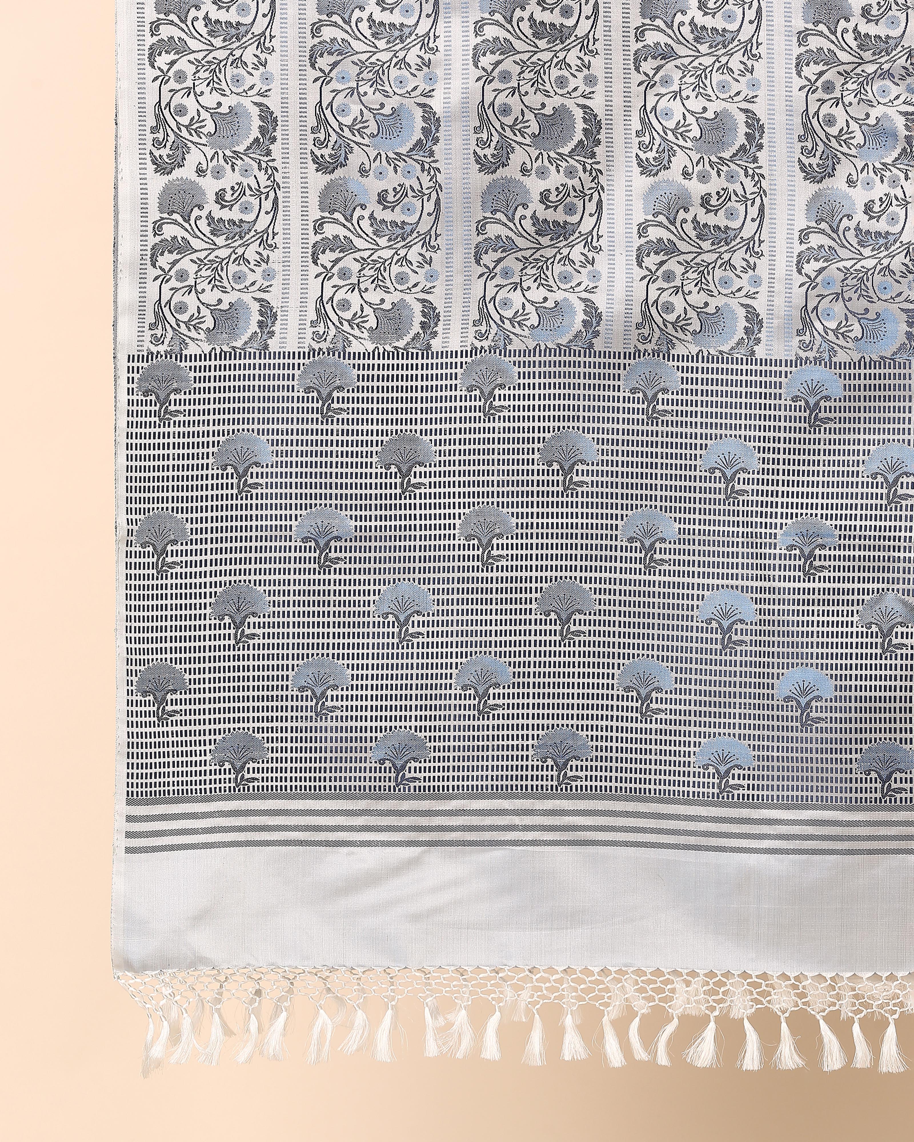 Misaki Banarasi Tanchoi Silk Dupatta
