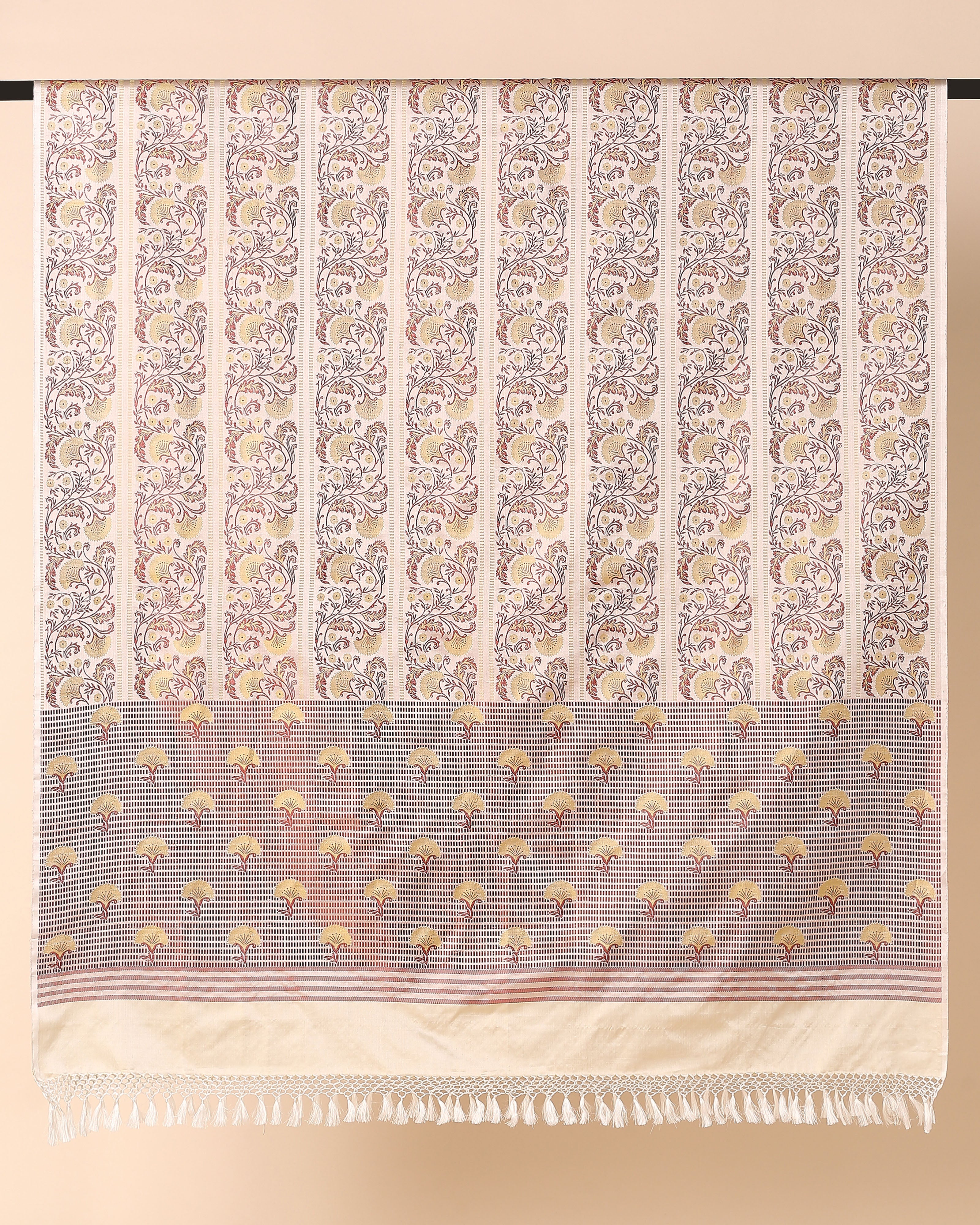 Misaki Banarasi Tanchoi Silk Dupatta