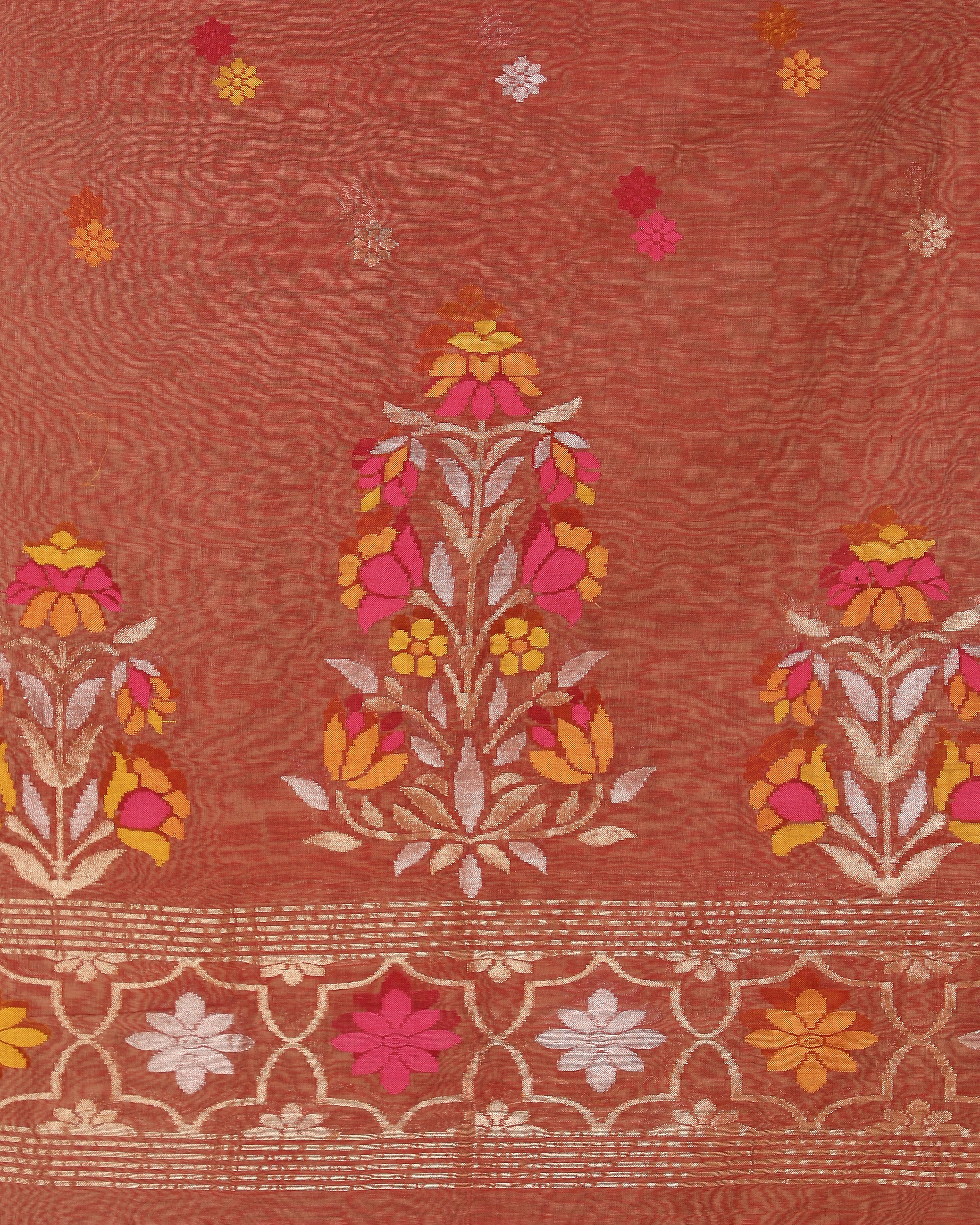 Pradha Banarasi Jamdani Silk Cotton Dupatta
