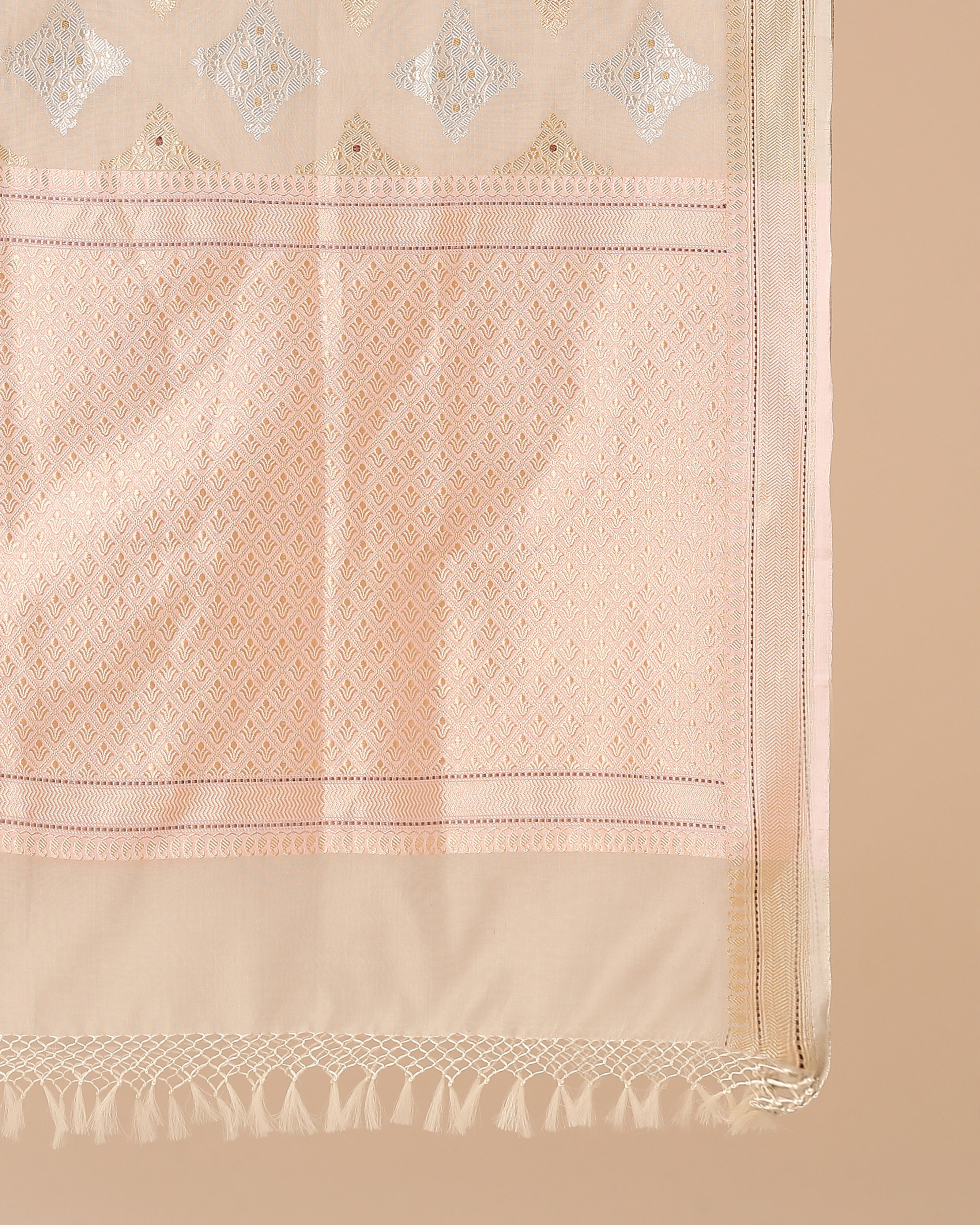Fariz Banarasi Kadwa Silk Cotton Dupatta