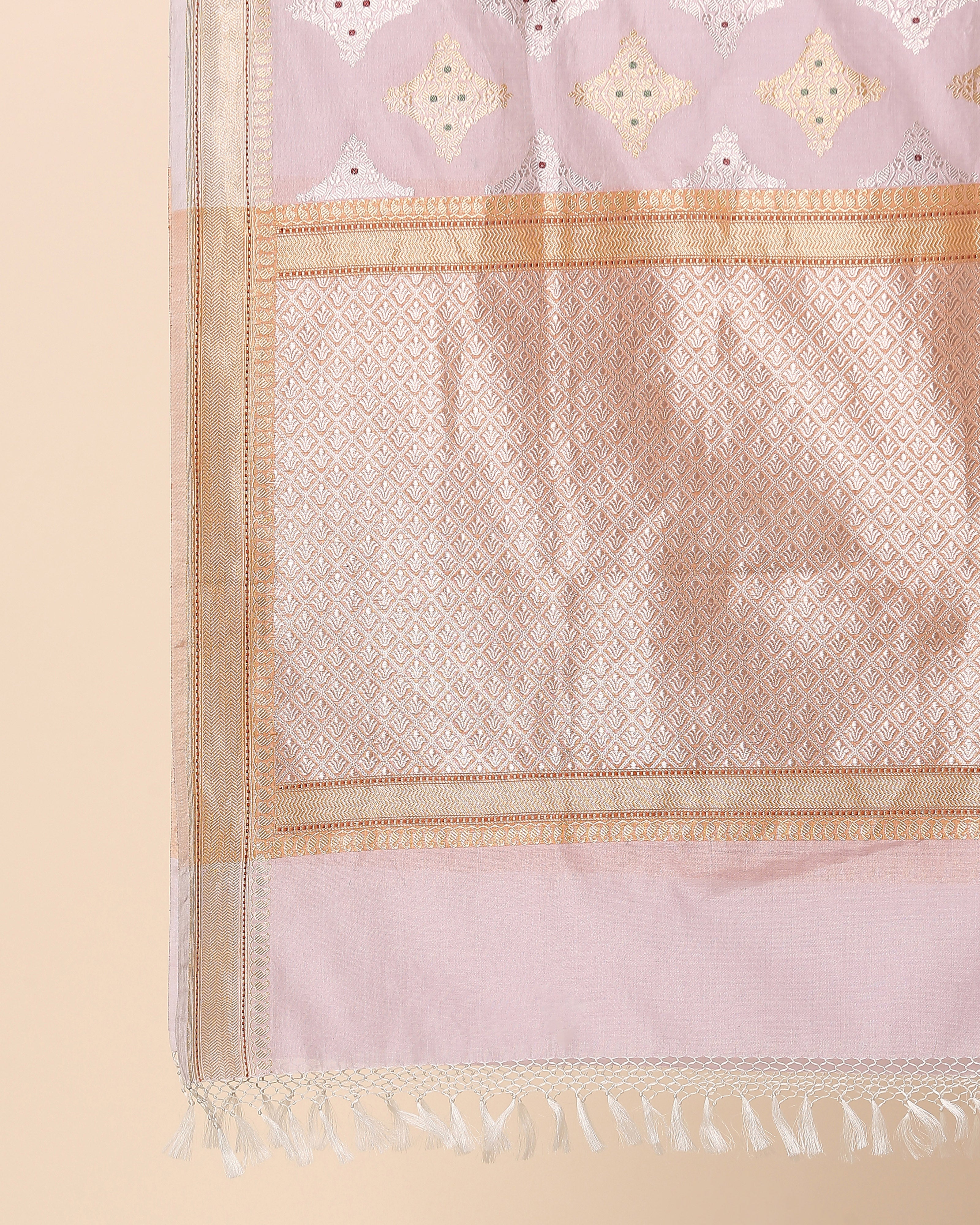 Fariz Banarasi Kadwa Silk Cotton Dupatta