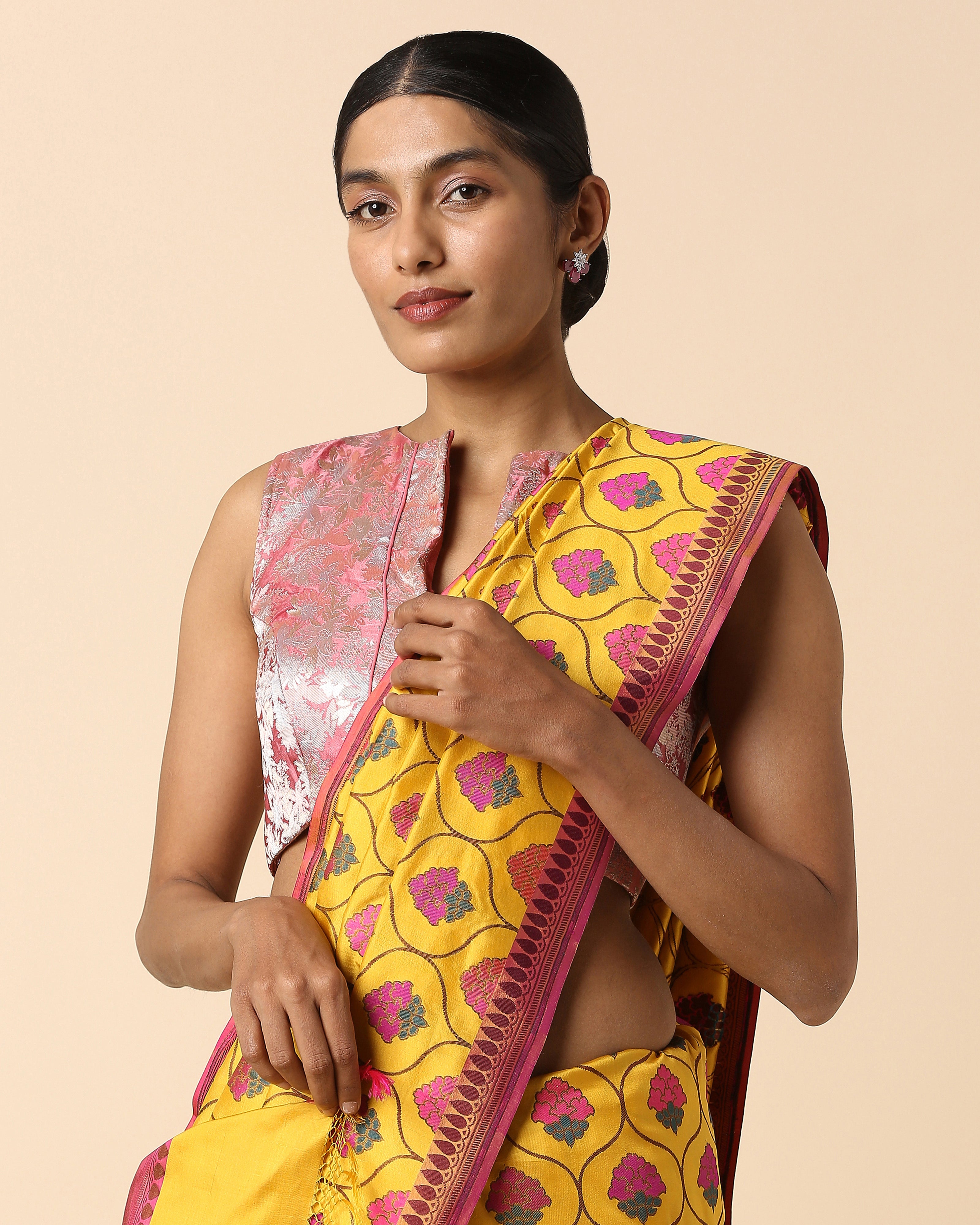 Bhakti Banarasi Cutwork Silk Saree