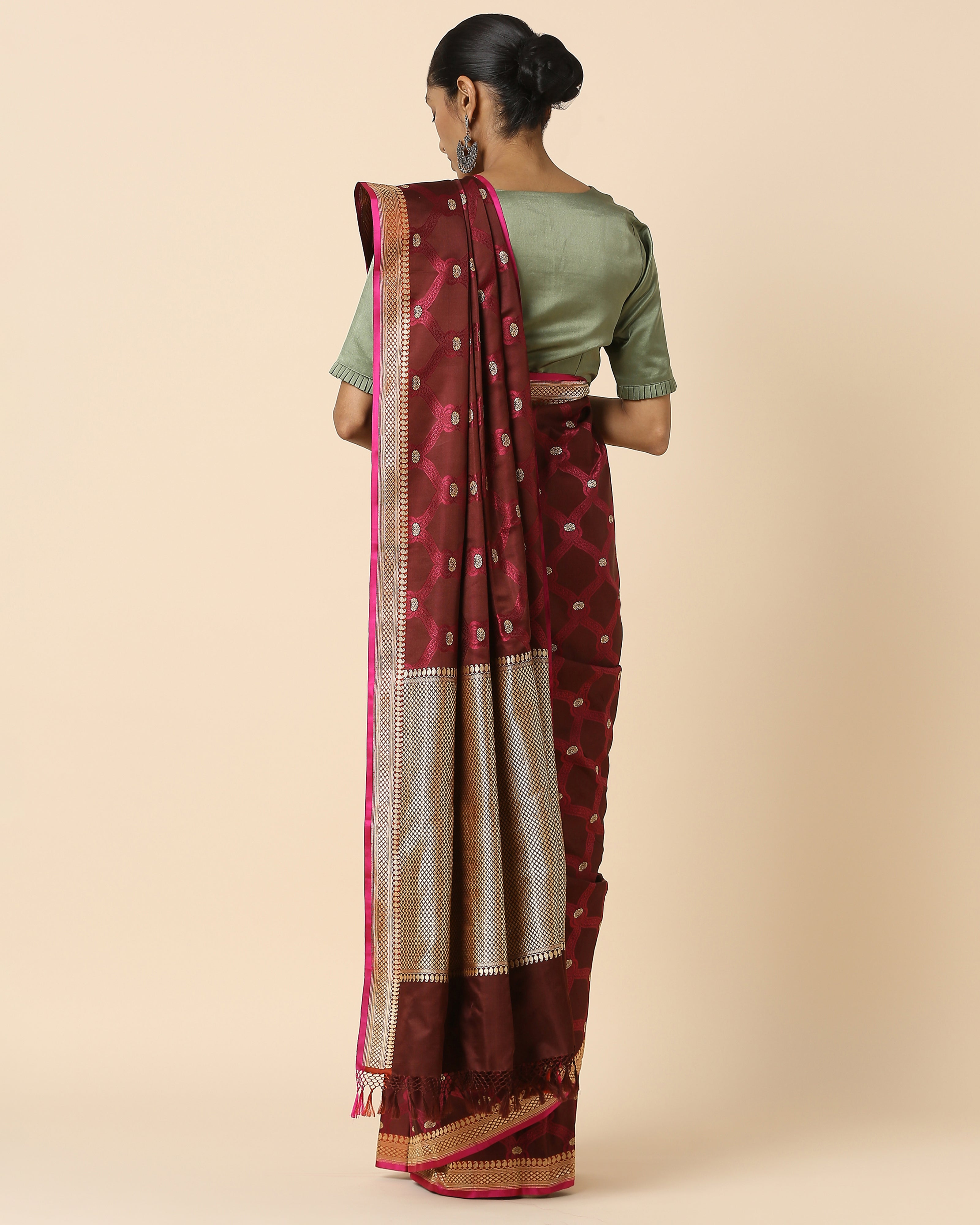 Kanisha Banarasi Tanchoi and Kadwa Silk Saree
