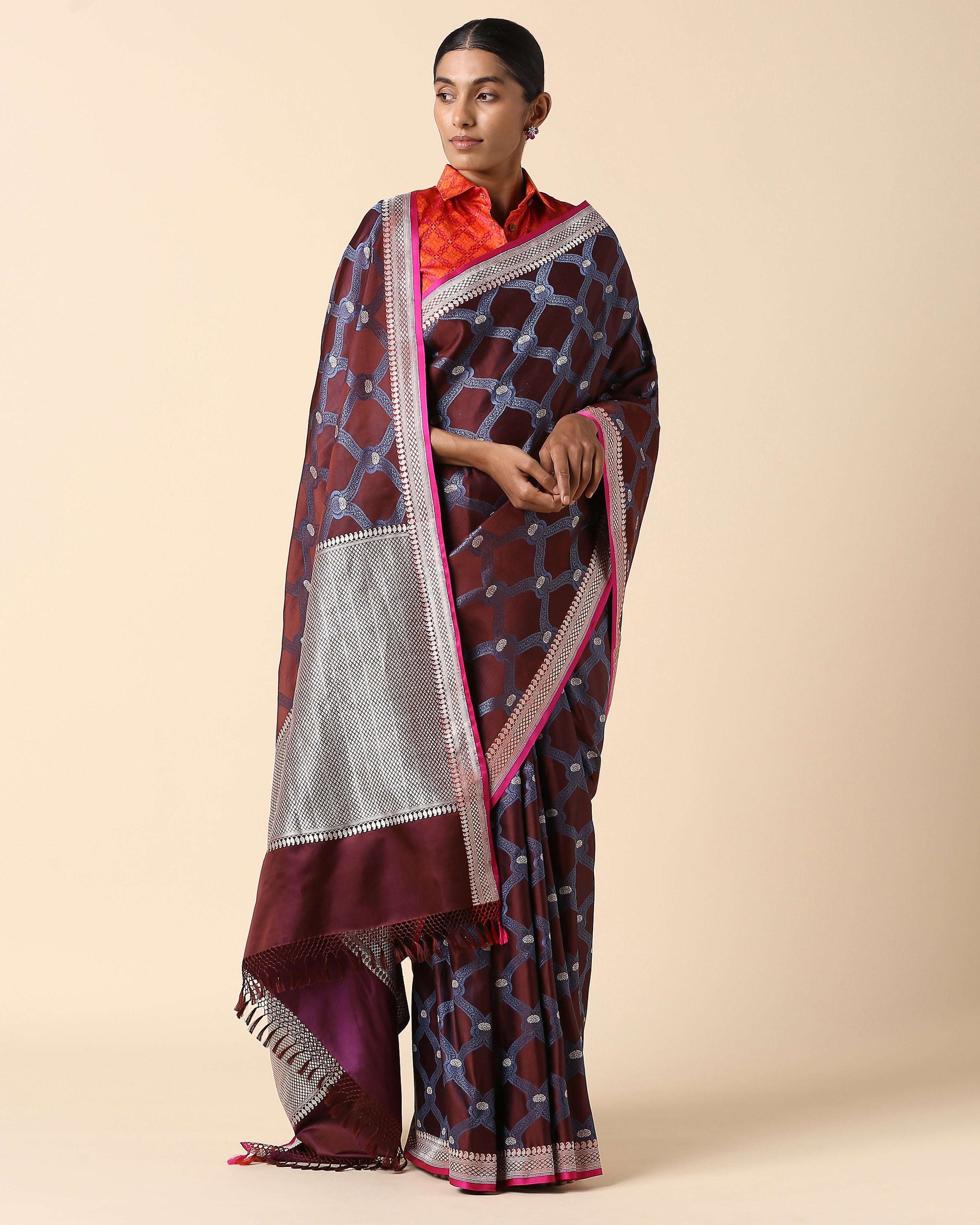 Kanisha Banarasi Tanchoi And Kadwa Silk Saree