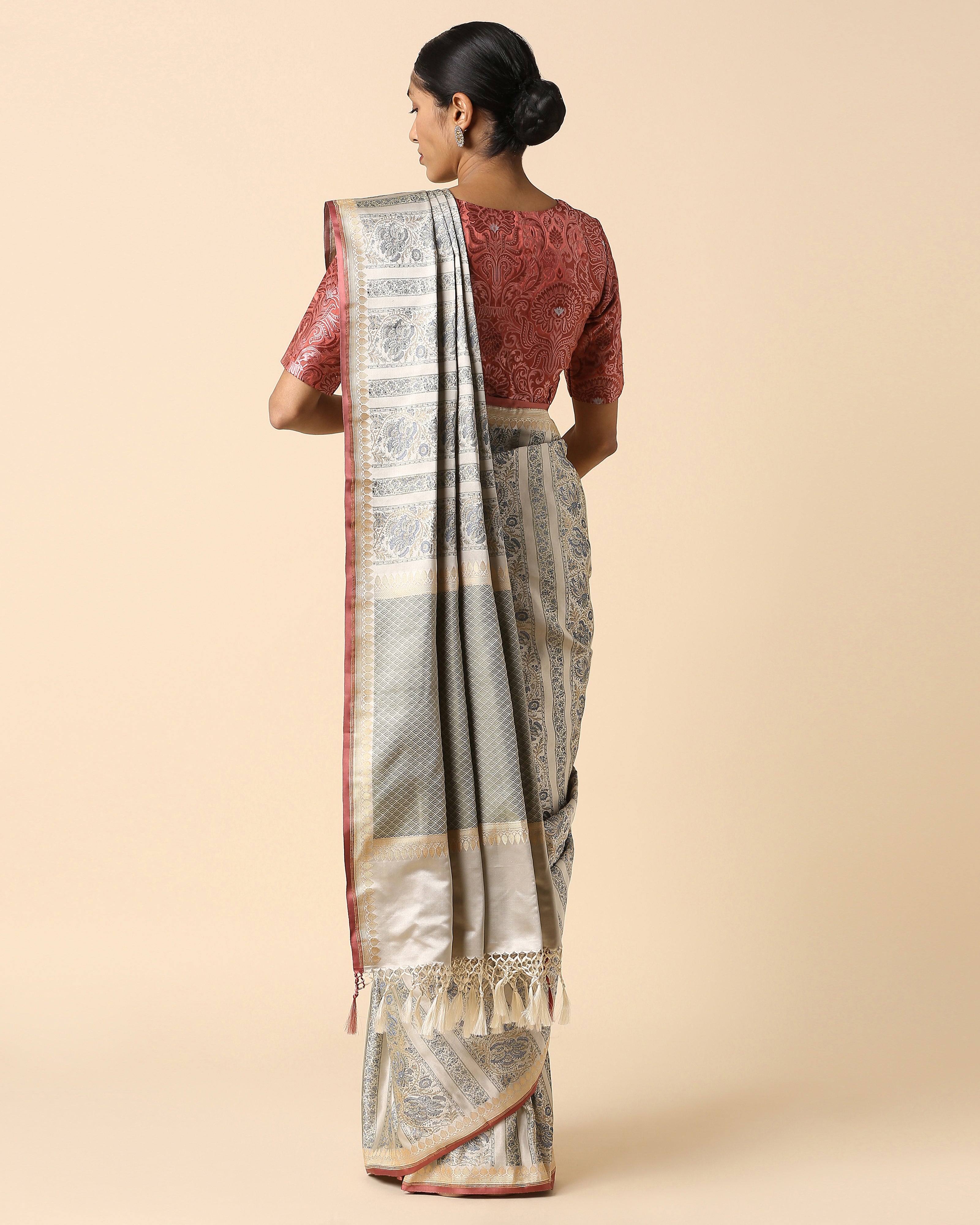 Anaya Banarasi Tanchoi Silk Saree