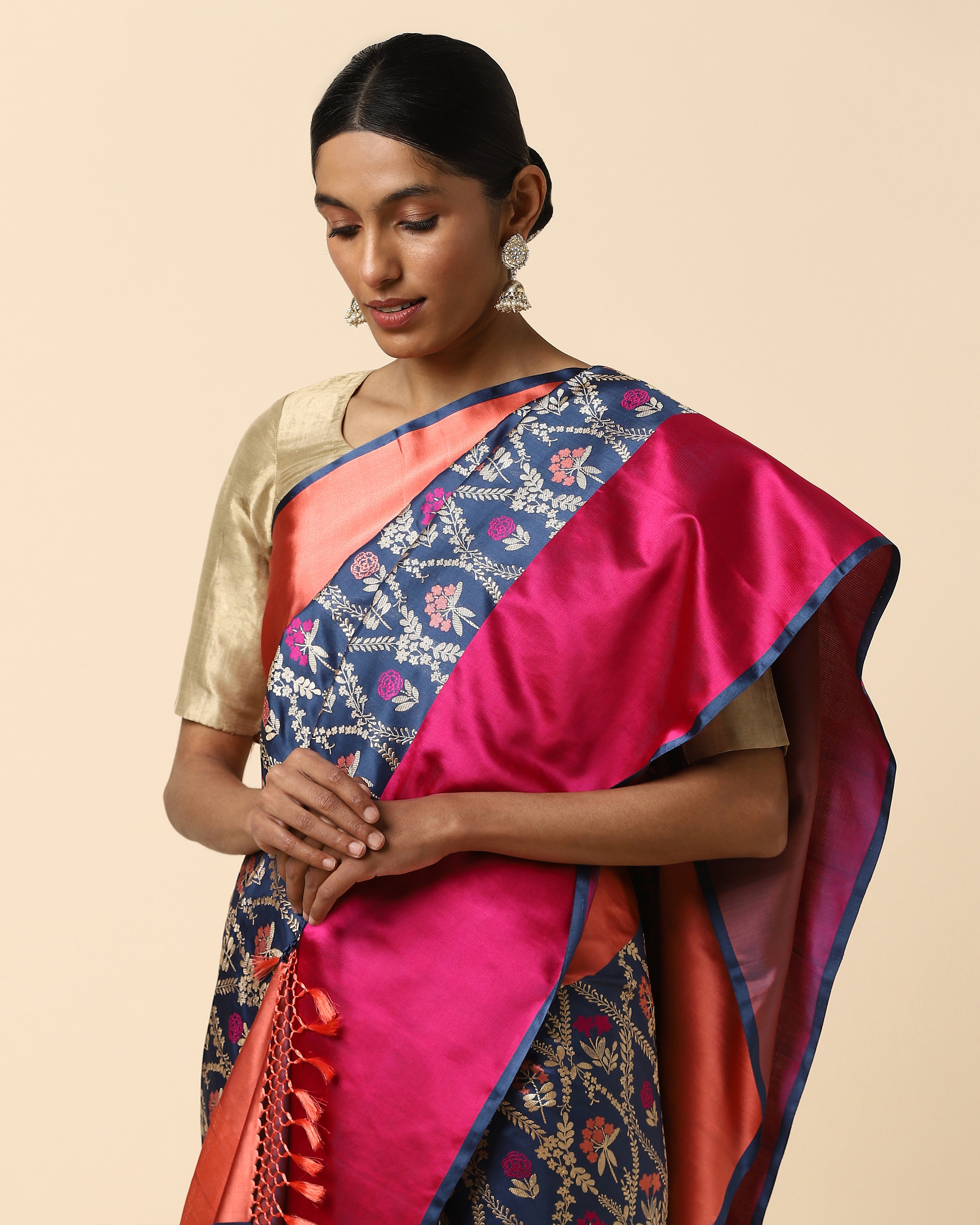 Ajni Banarasi Kadwa Silk Saree