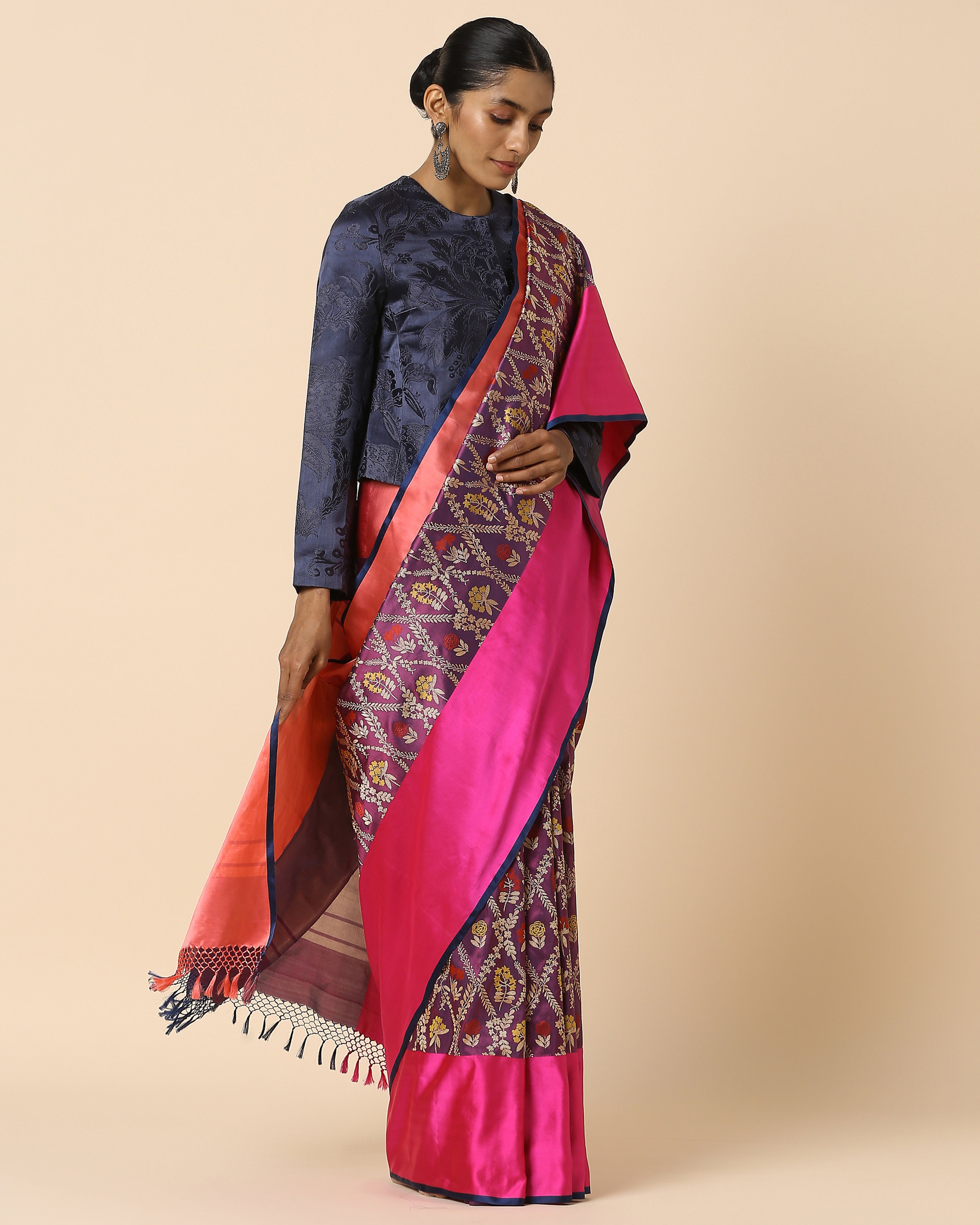 Ajni Banarasi Kadwa Silk Saree