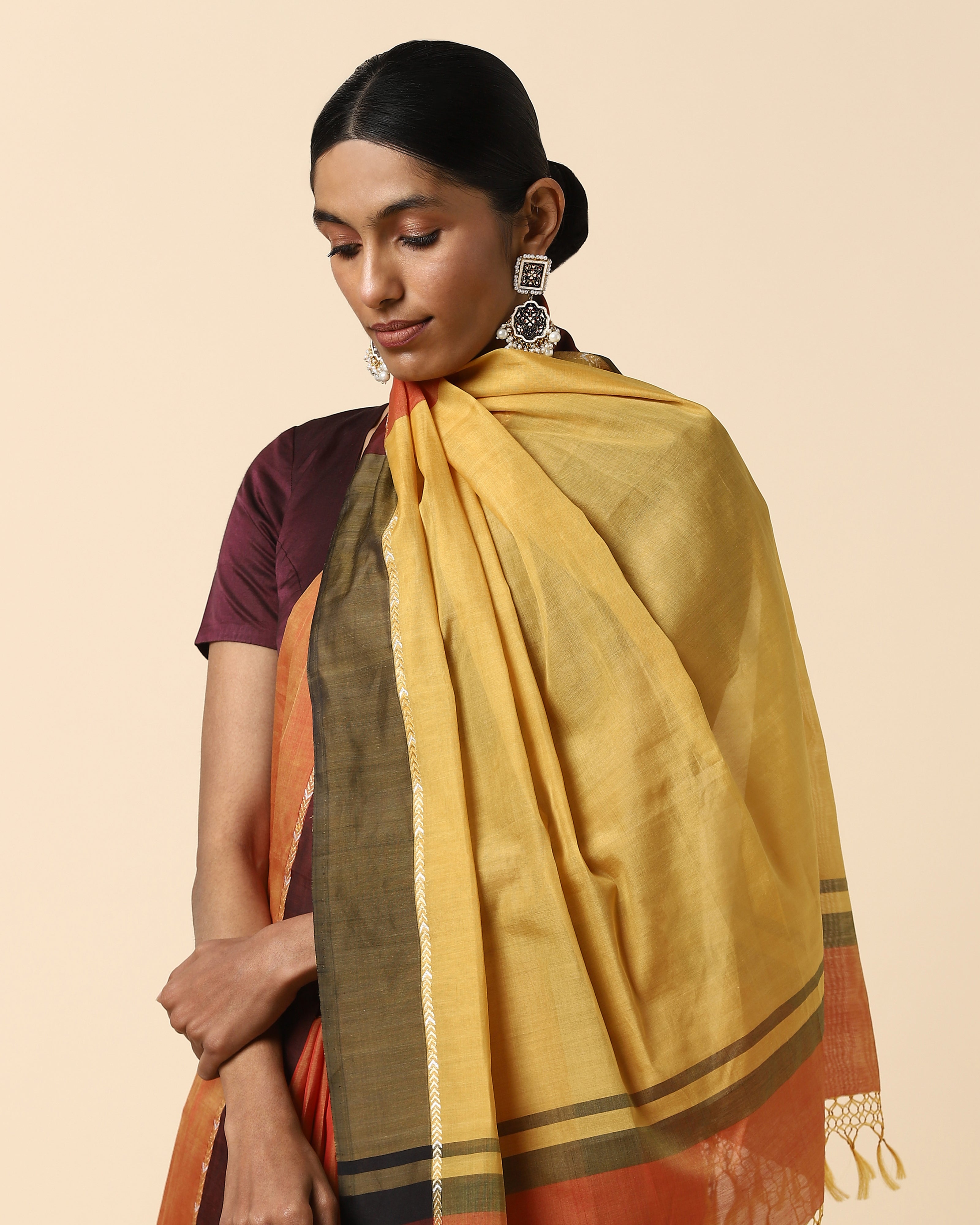 Yusa Banarasi Fekwa Silk Cotton Saree