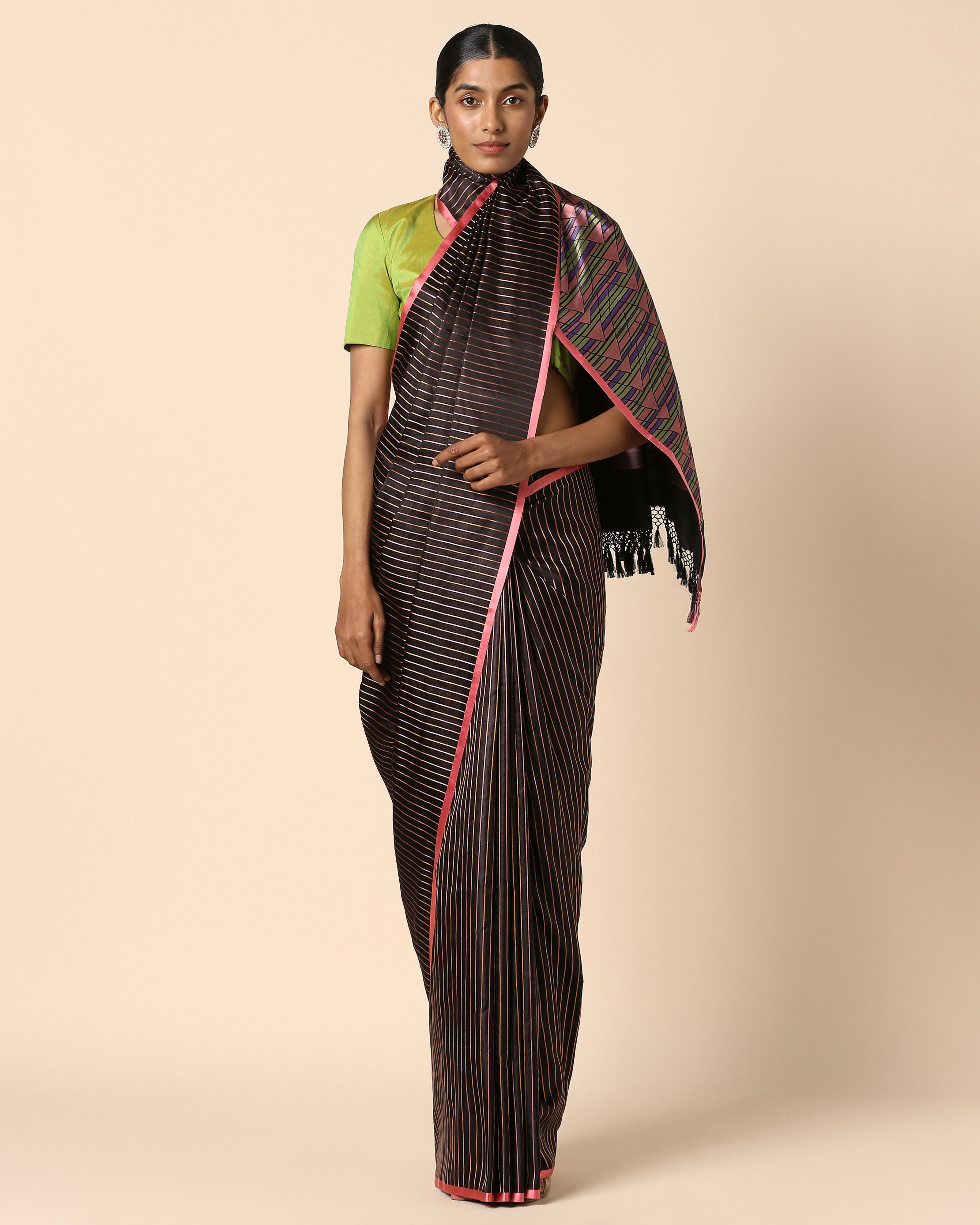 Rumi Banarasi Tanchoi Silk Saree