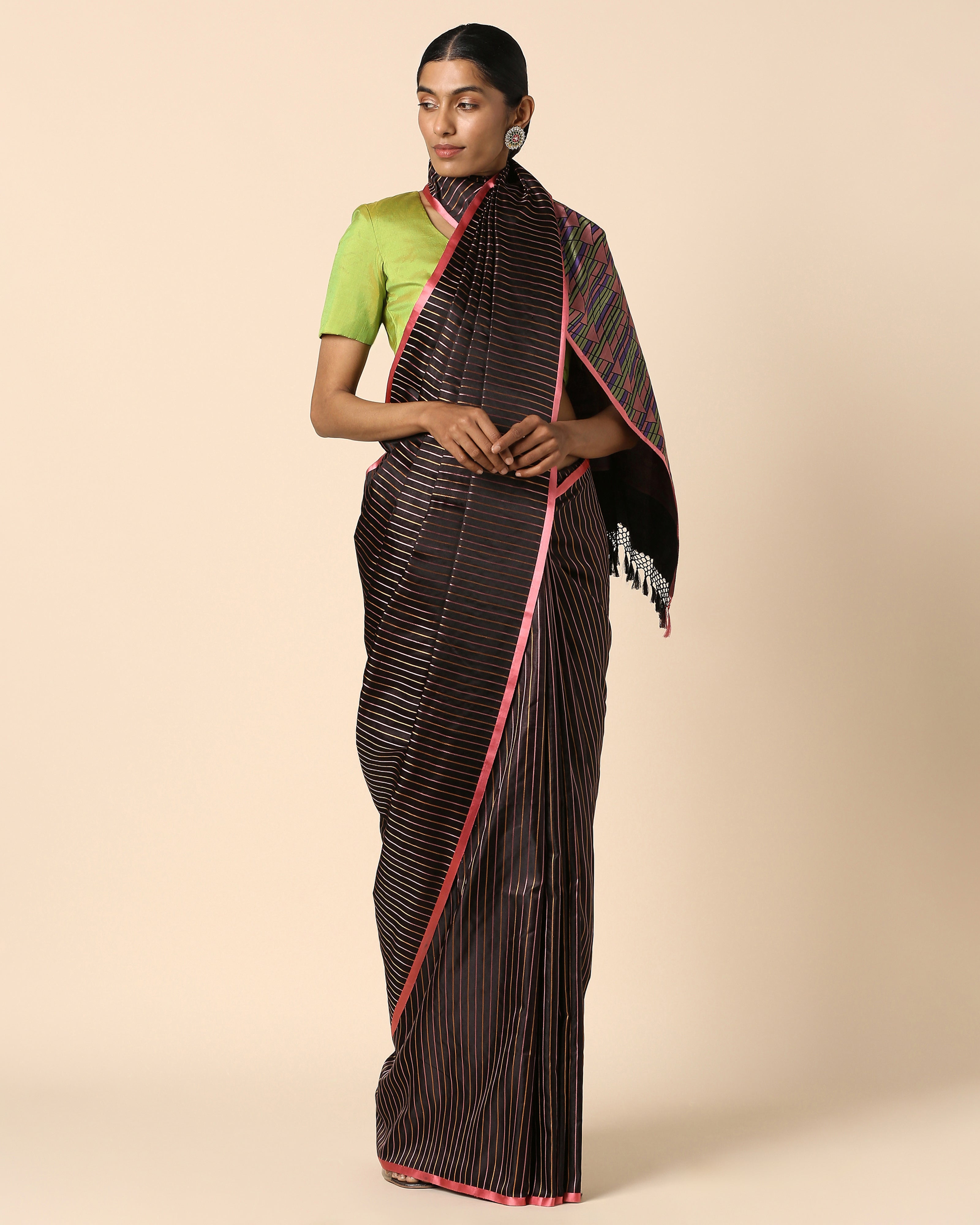Rumi Banarasi Tanchoi Silk Saree