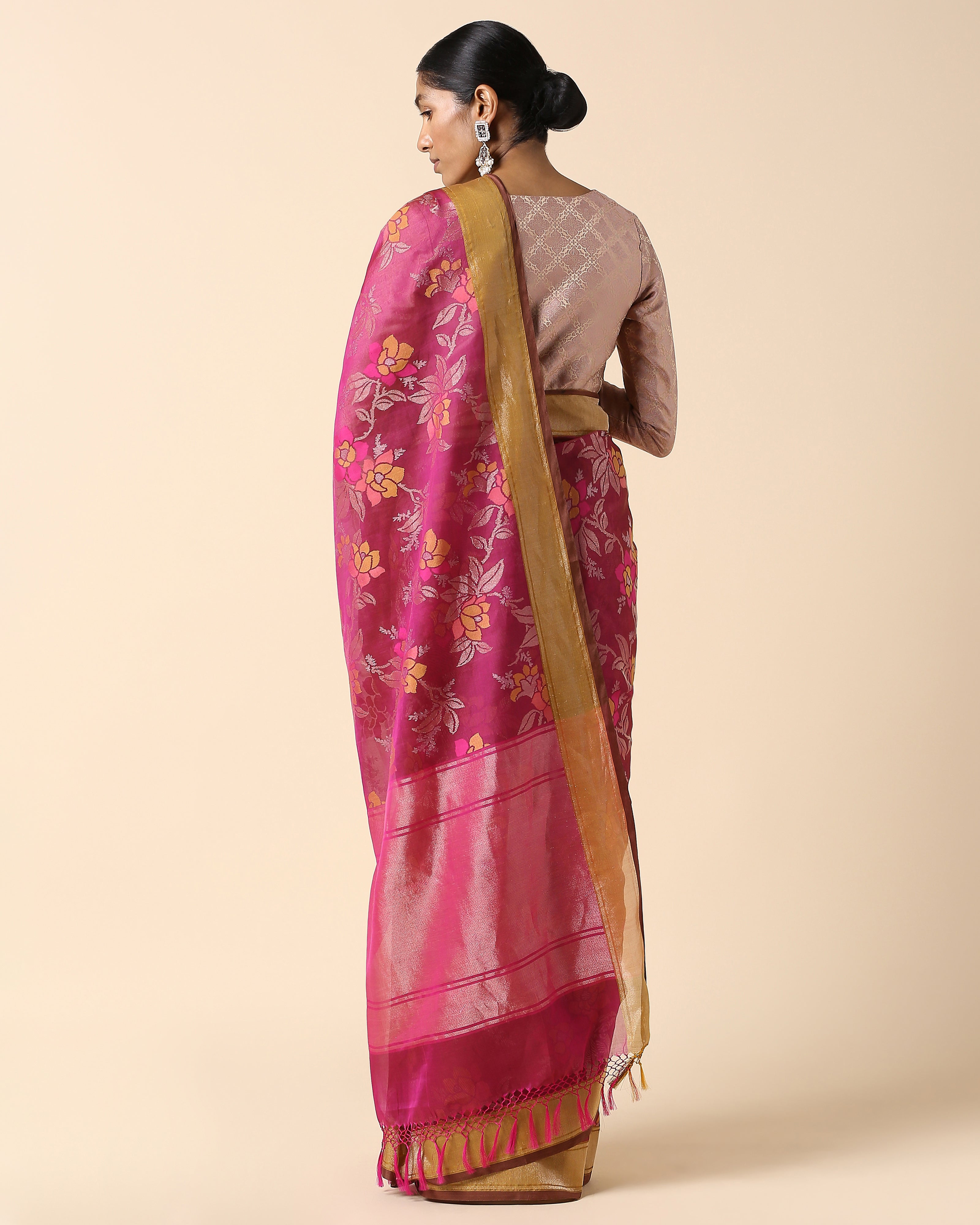 Safia Banarasi Jamdani Silk Cotton Saree