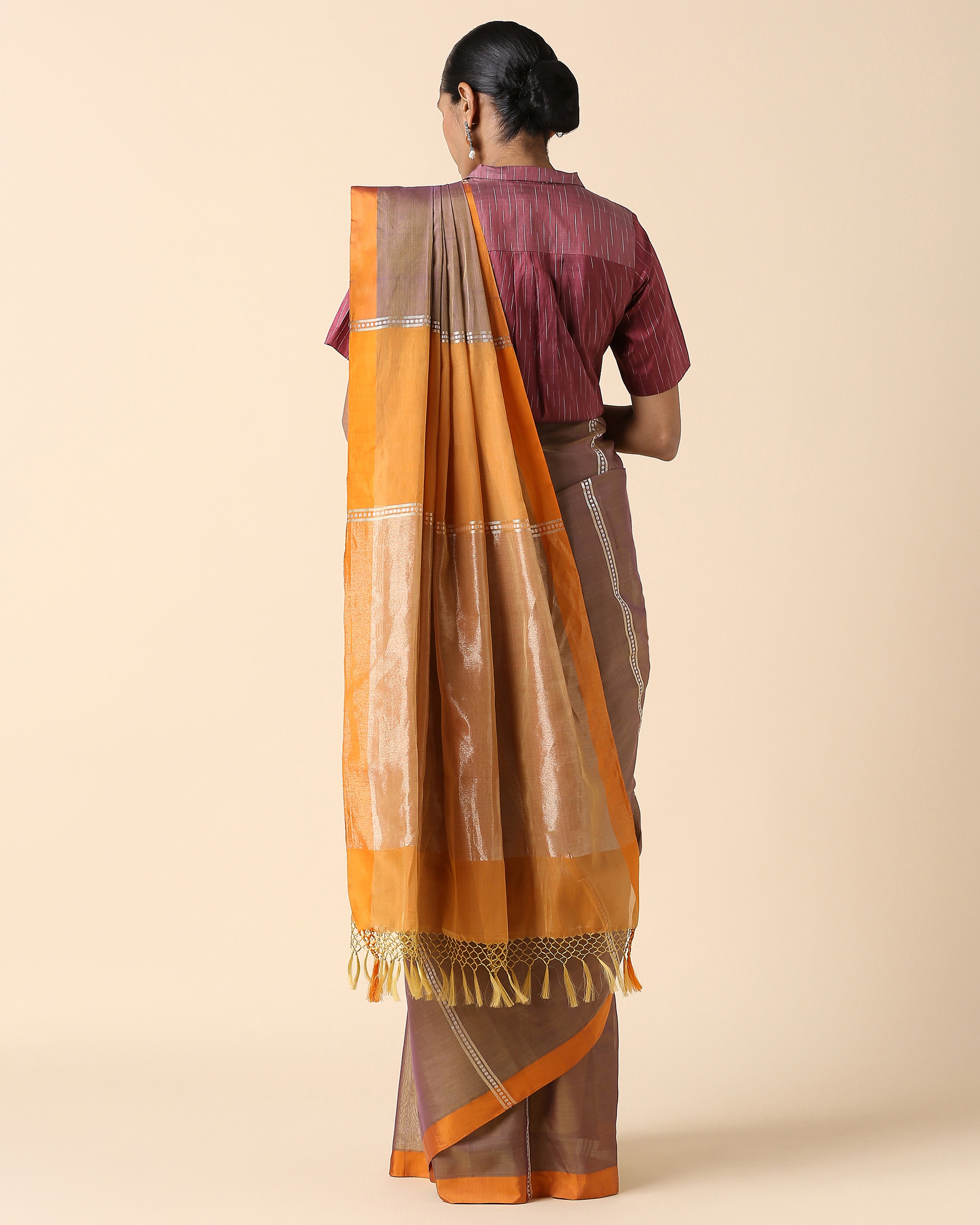 Esme Banarasi Fekwa Silk Cotton Saree
