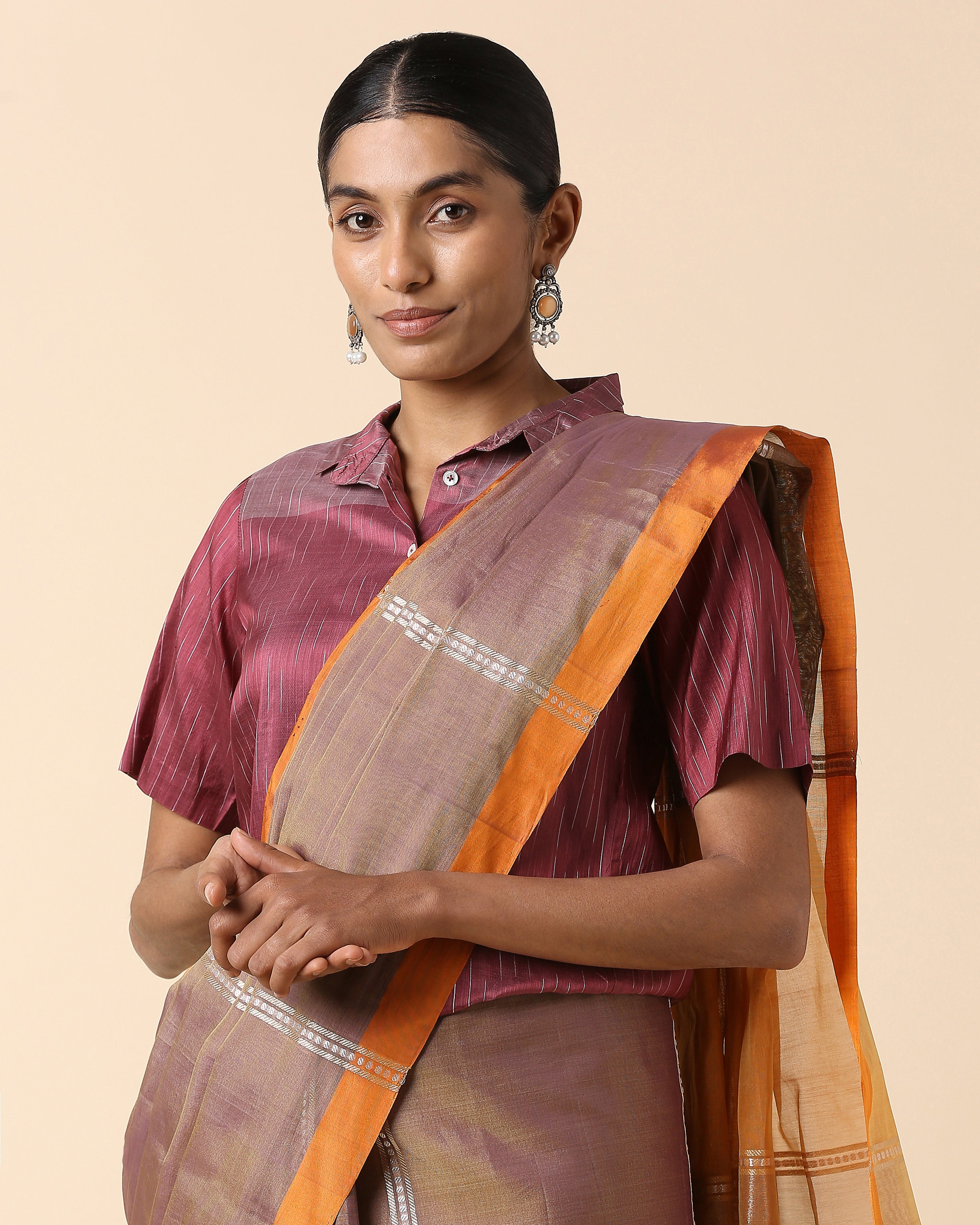 Esme Banarasi Fekwa Silk Cotton Saree