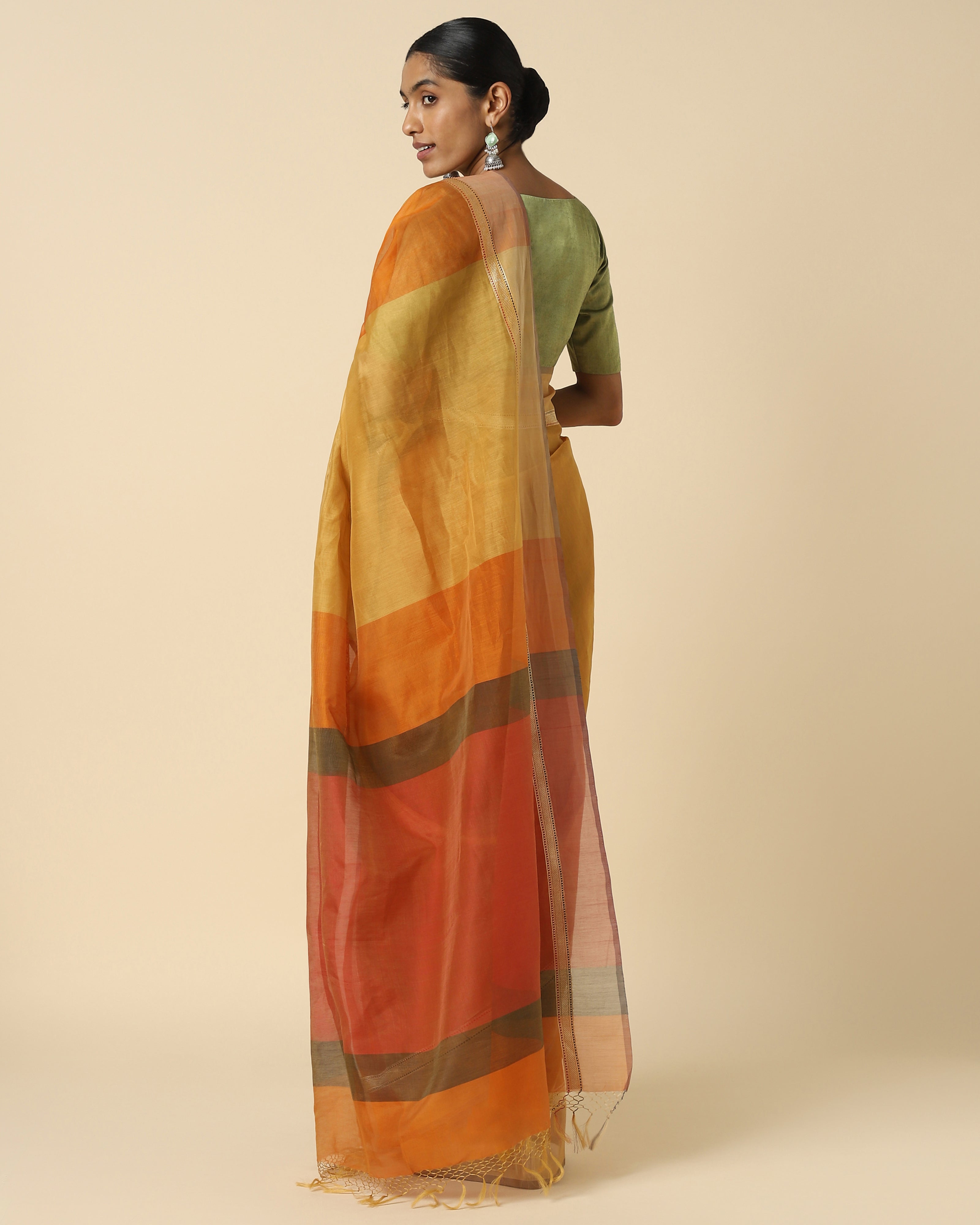 Romilly Banarasi Kadwa Silk Cotton Saree