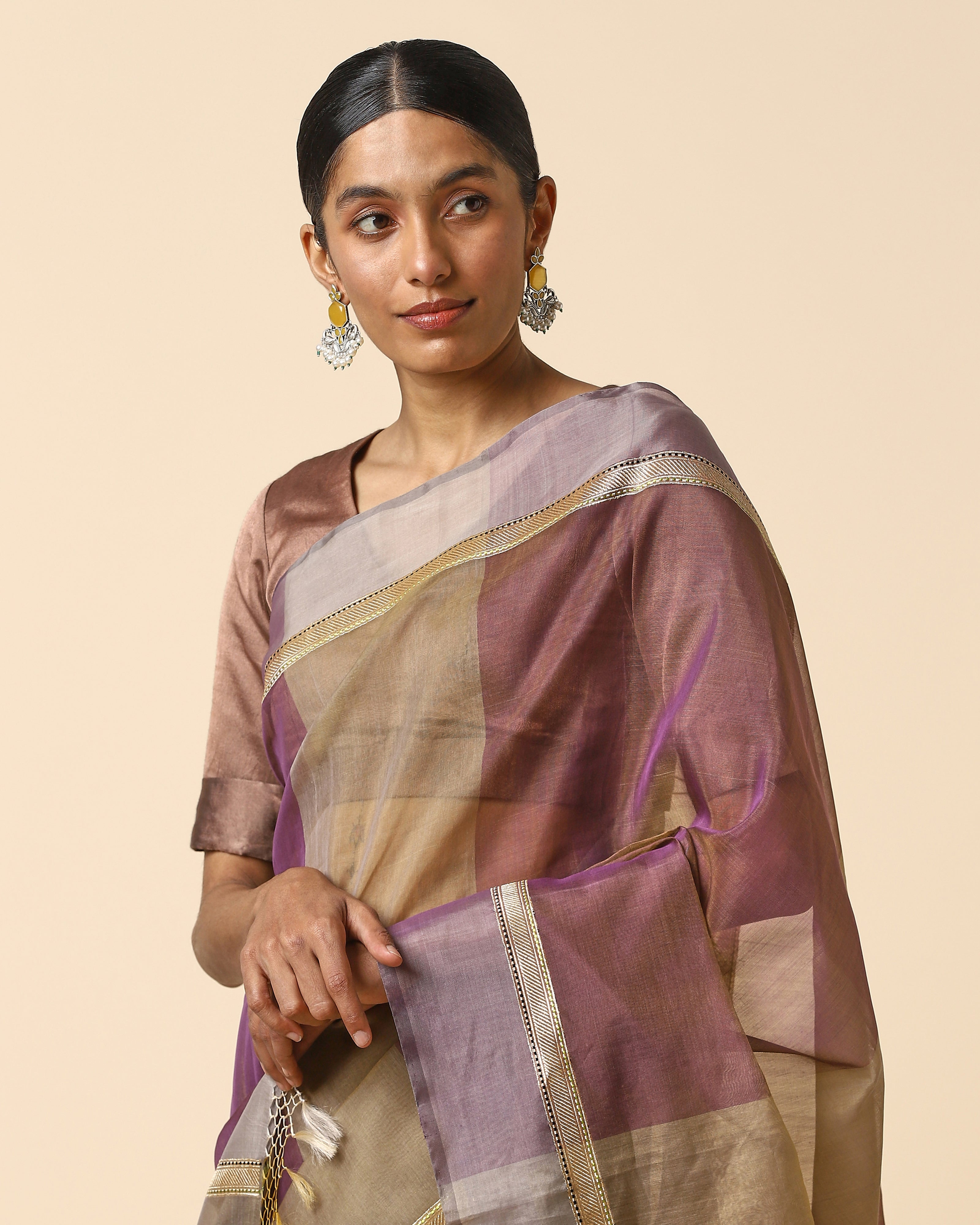 Romilly Banarasi Kadwa Silk Cotton Saree