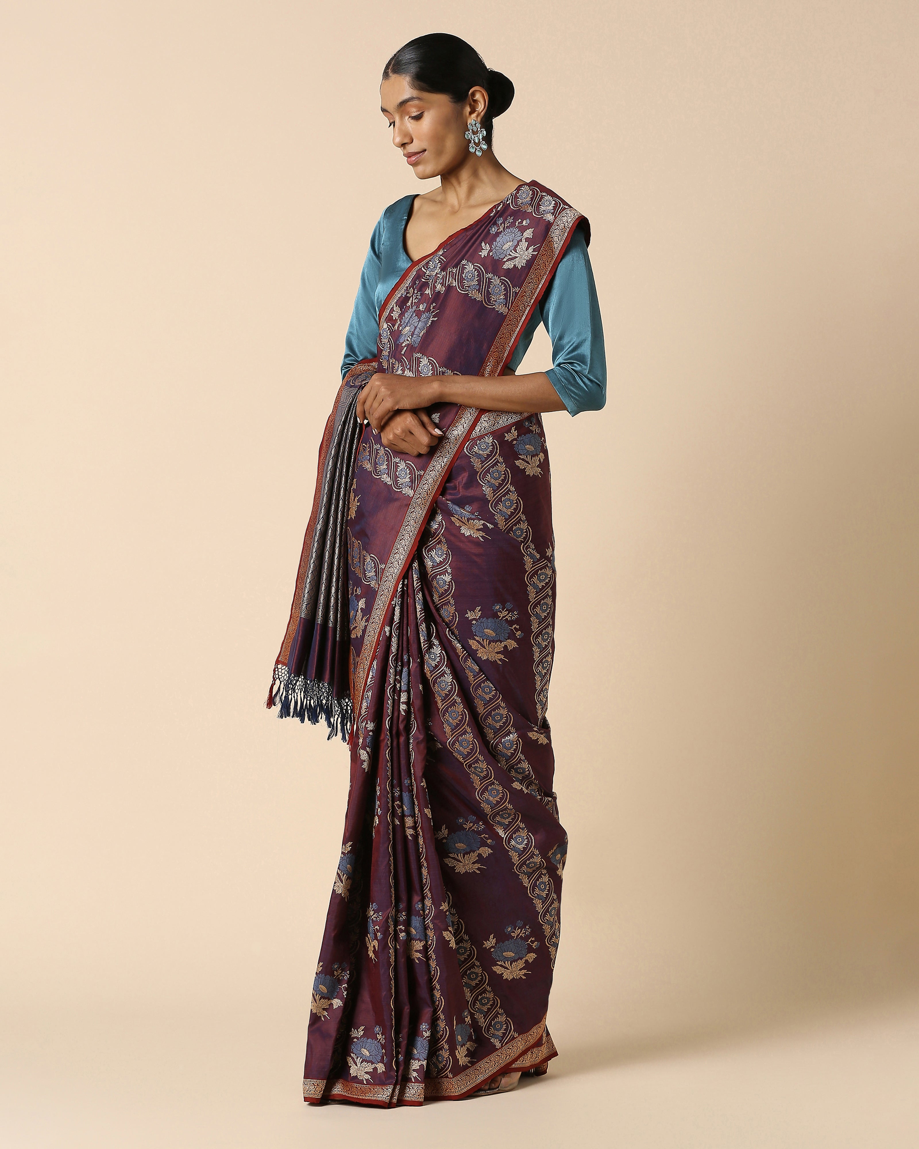 Kairo Banarasi Kadwa Silk Saree