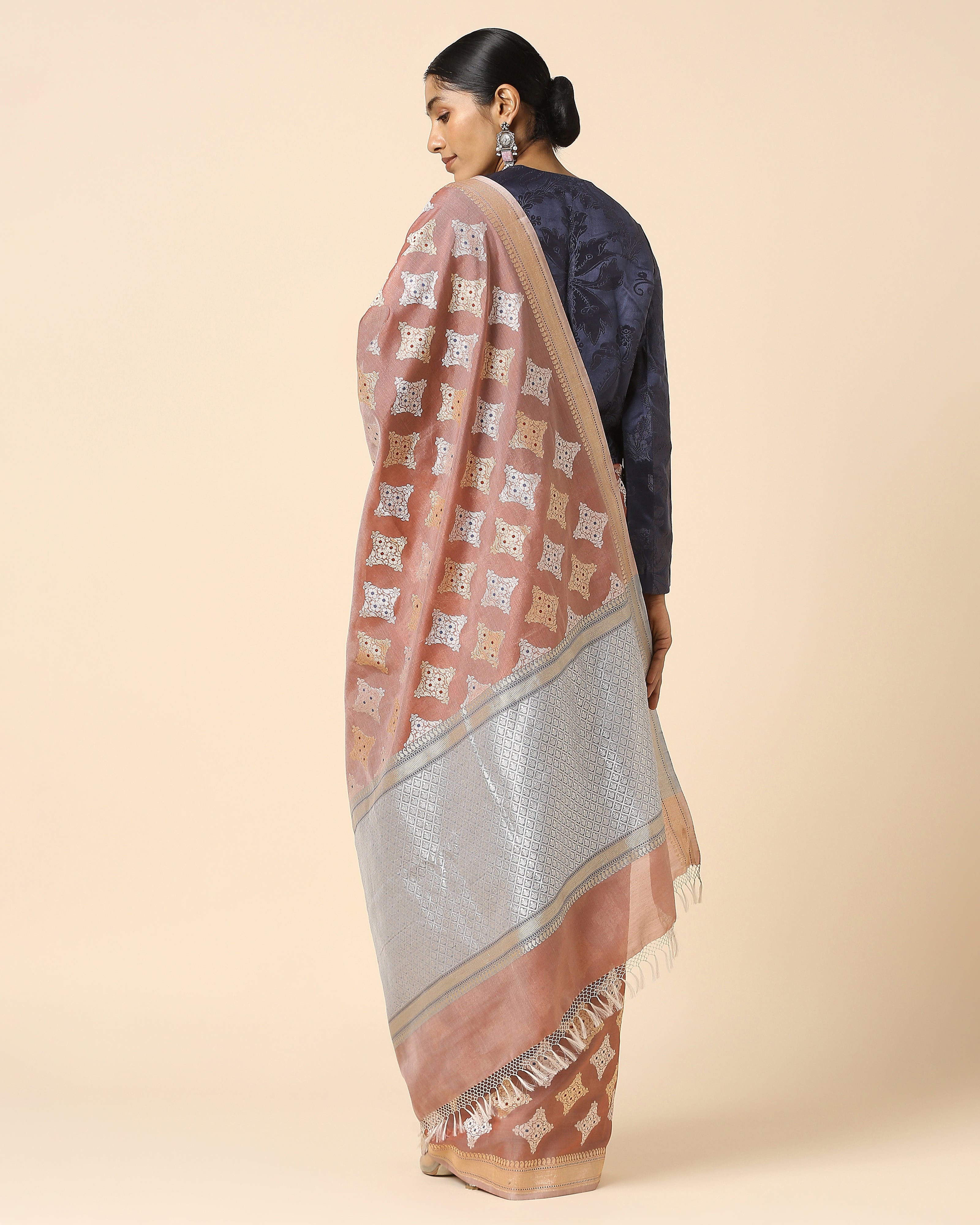 Fariz Banarasi Kadwa Silk Cotton Saree
