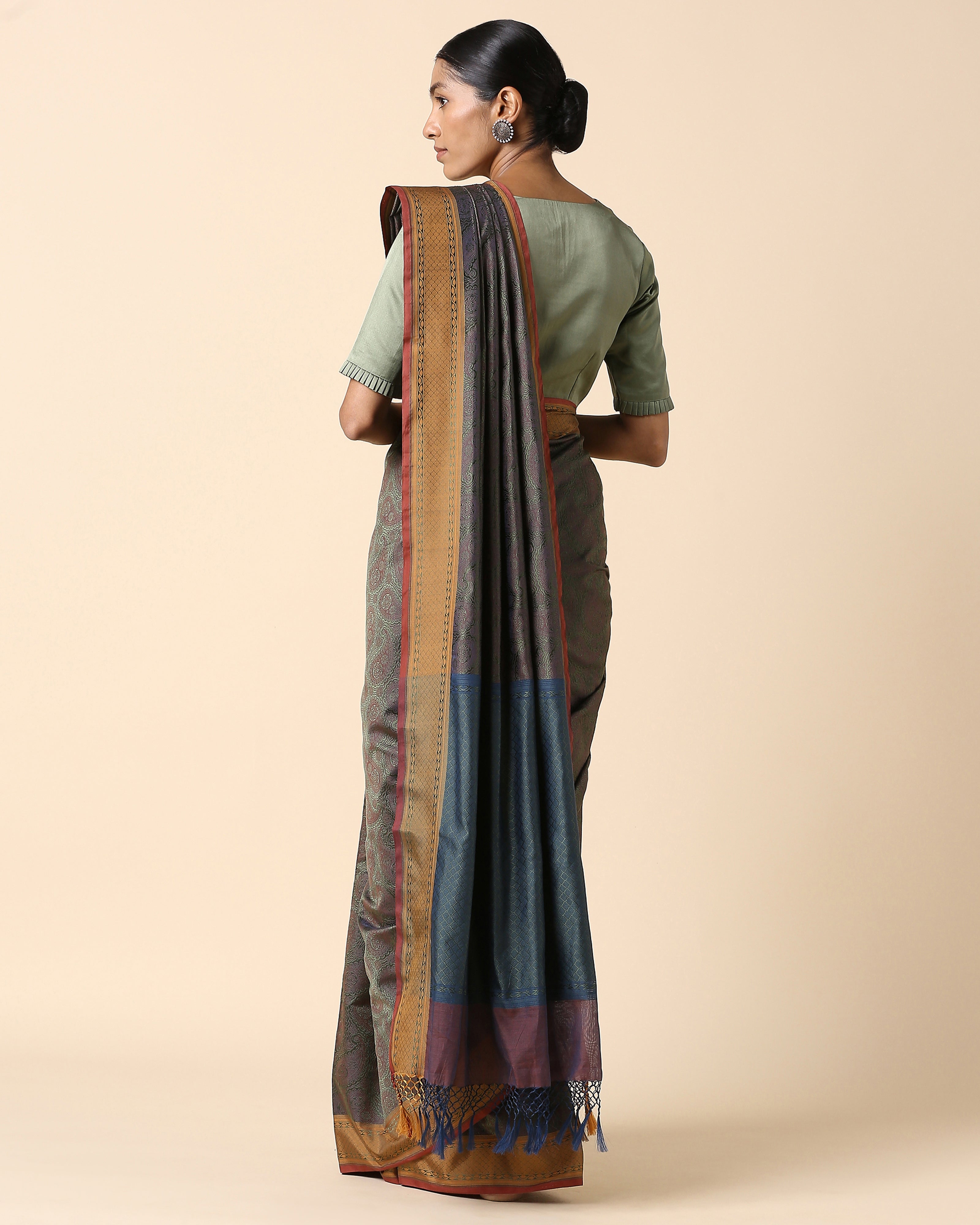 Nahid Banarasi Kadwa Silk Cotton Saree