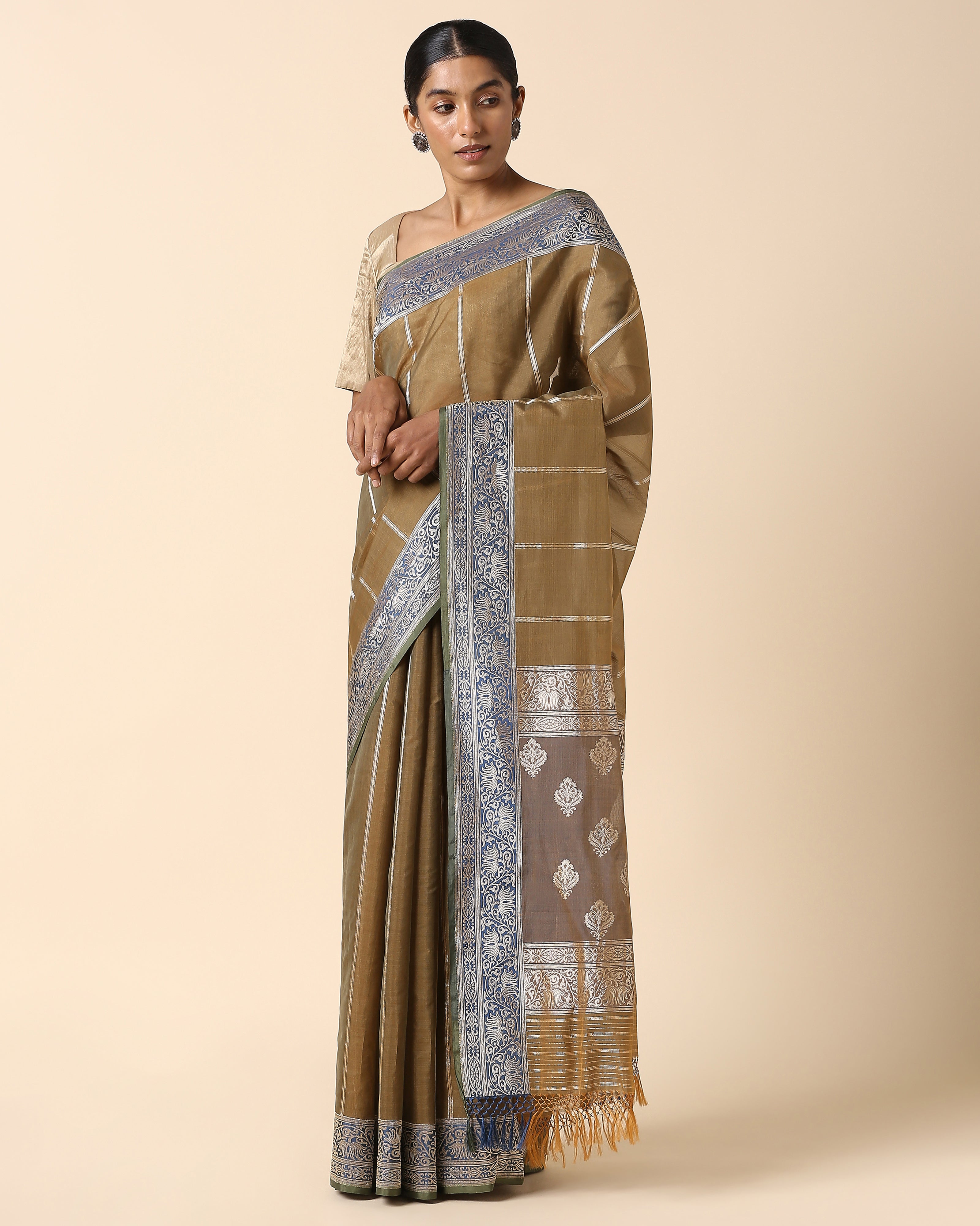 Gulzar Banarasi Kadwa Silk Cotton Saree