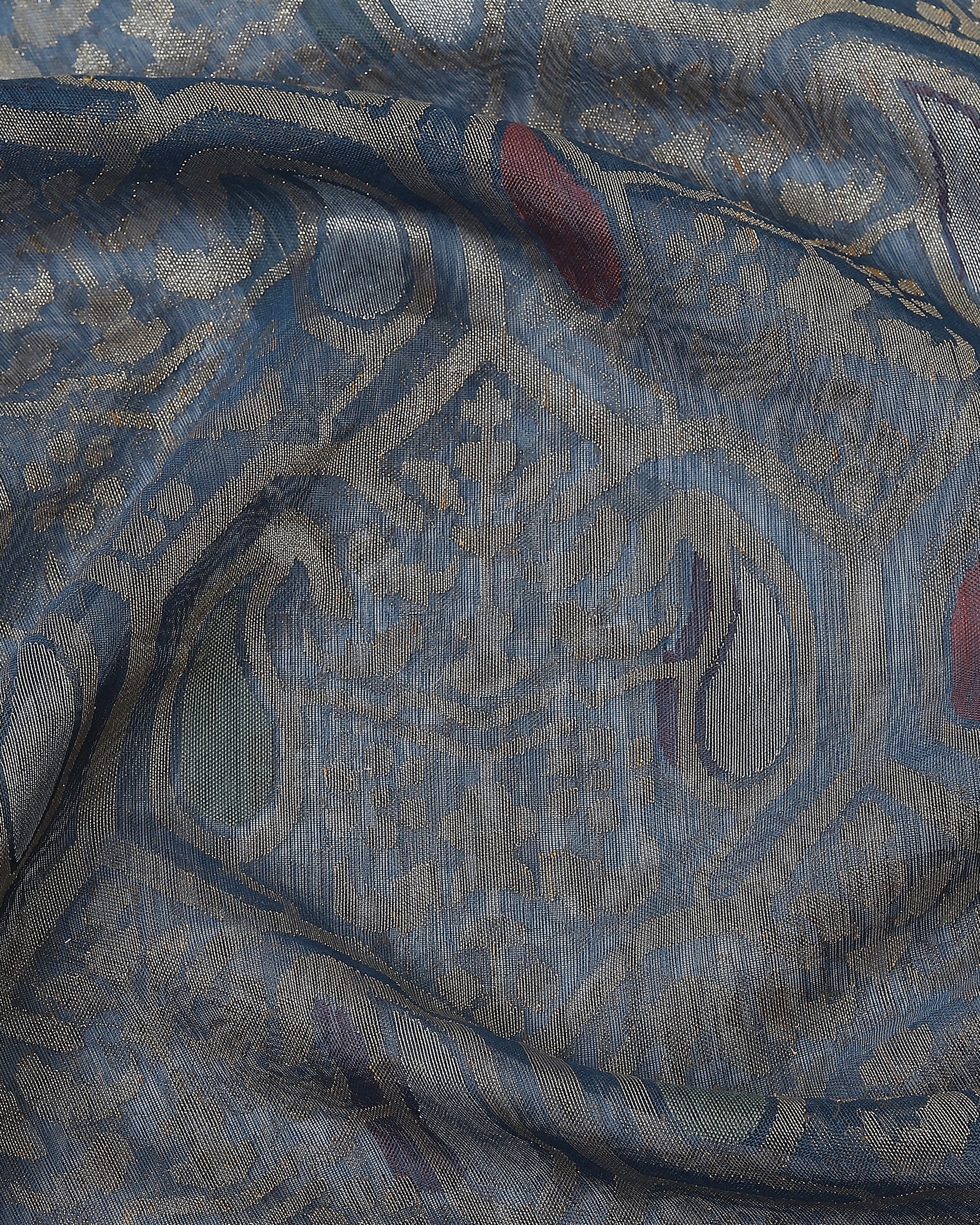 Keyani Banarasi Jamdani Silk Cotton Saree