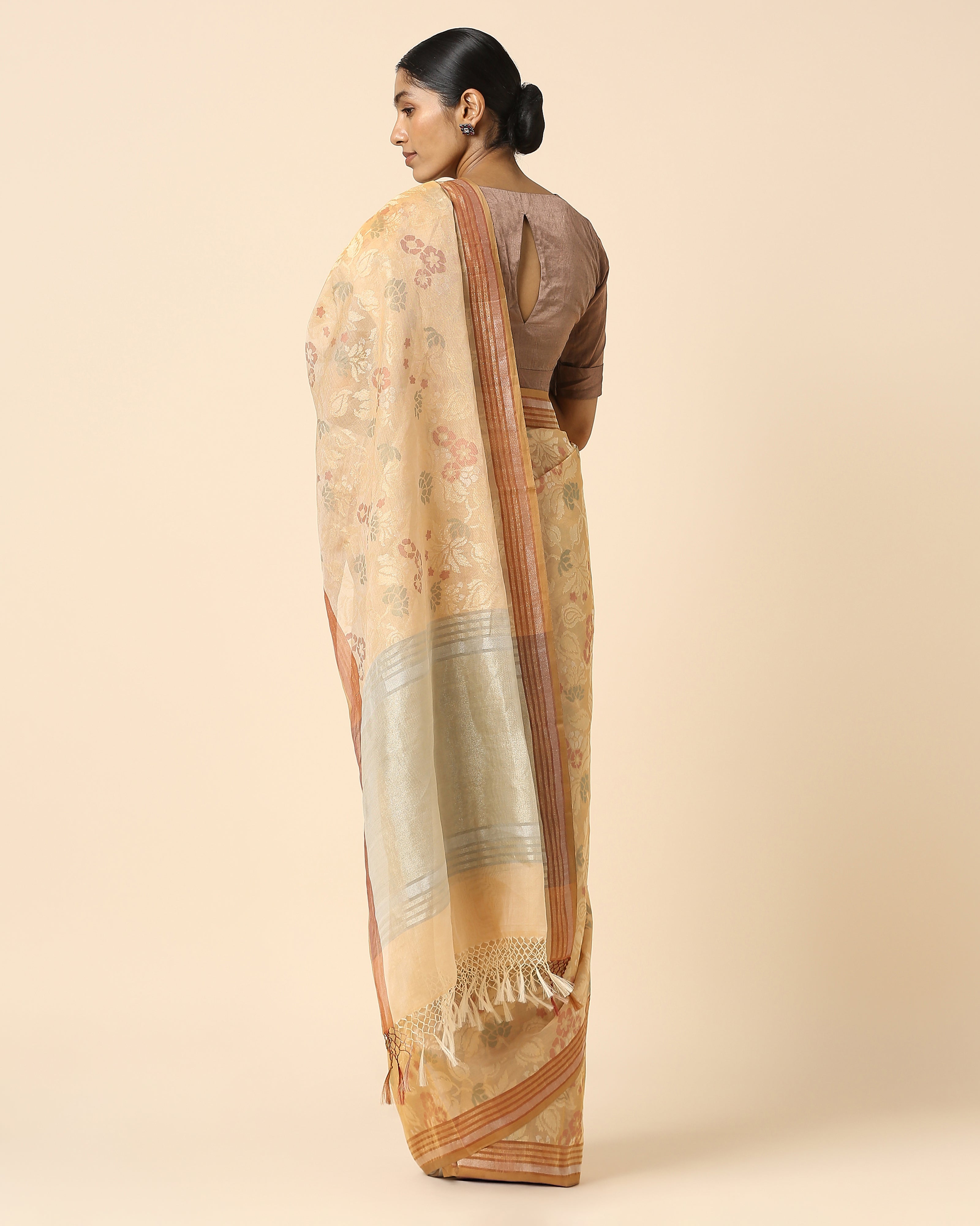 Hester Banarasi Jamdani Silk Cotton Saree