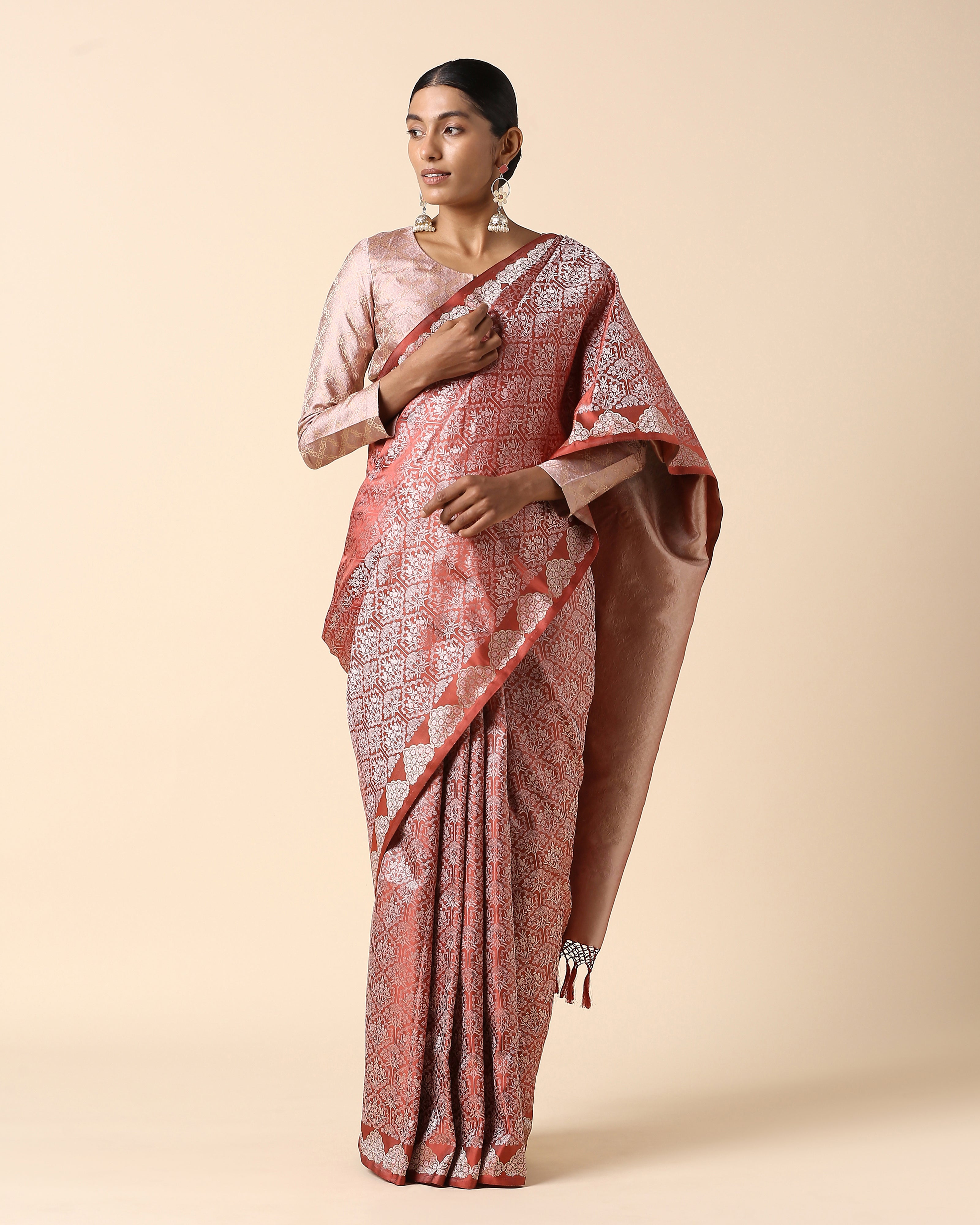Parisa Banarasi Tanchoi Silk Saree