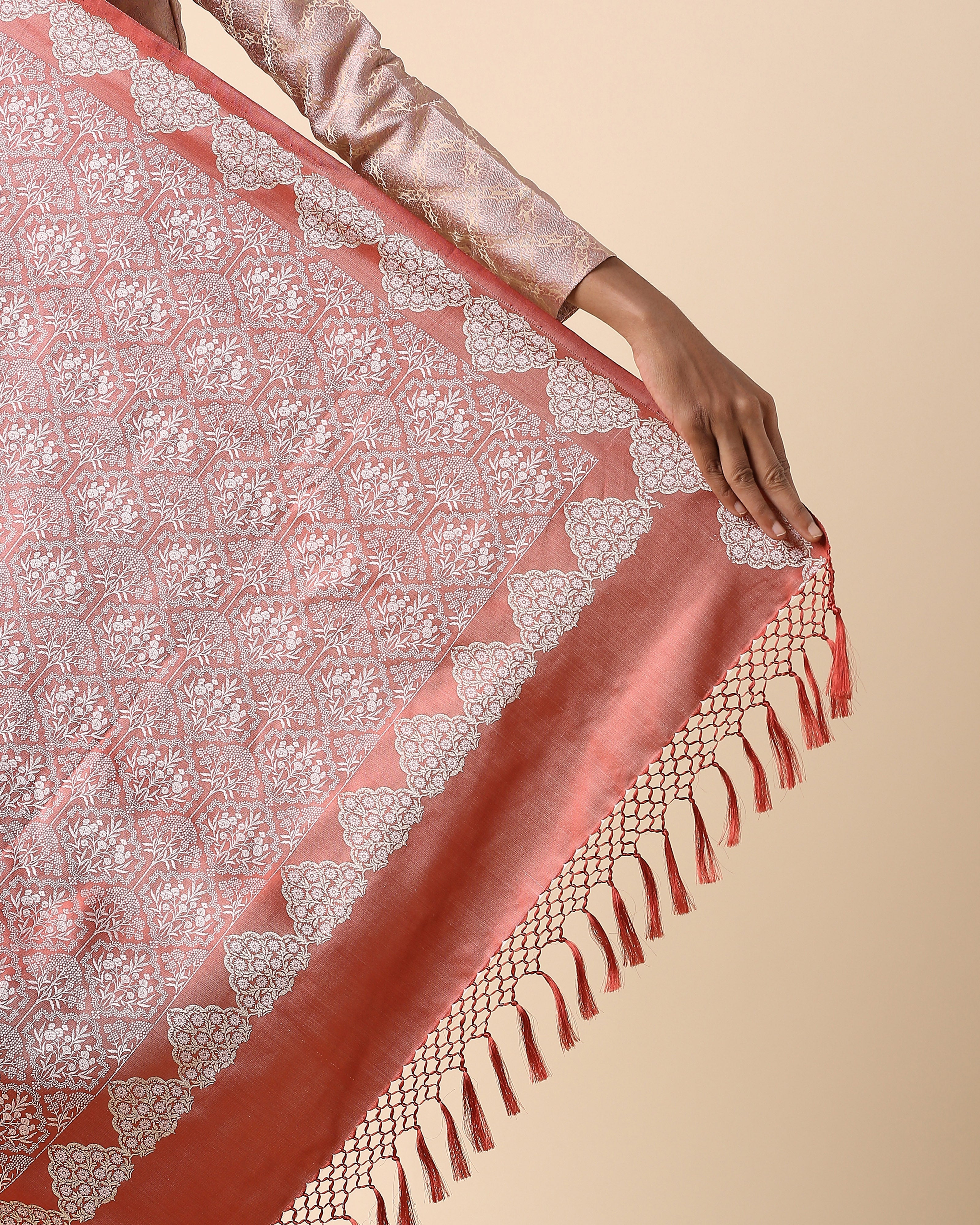 Parisa Banarasi Tanchoi Silk Saree