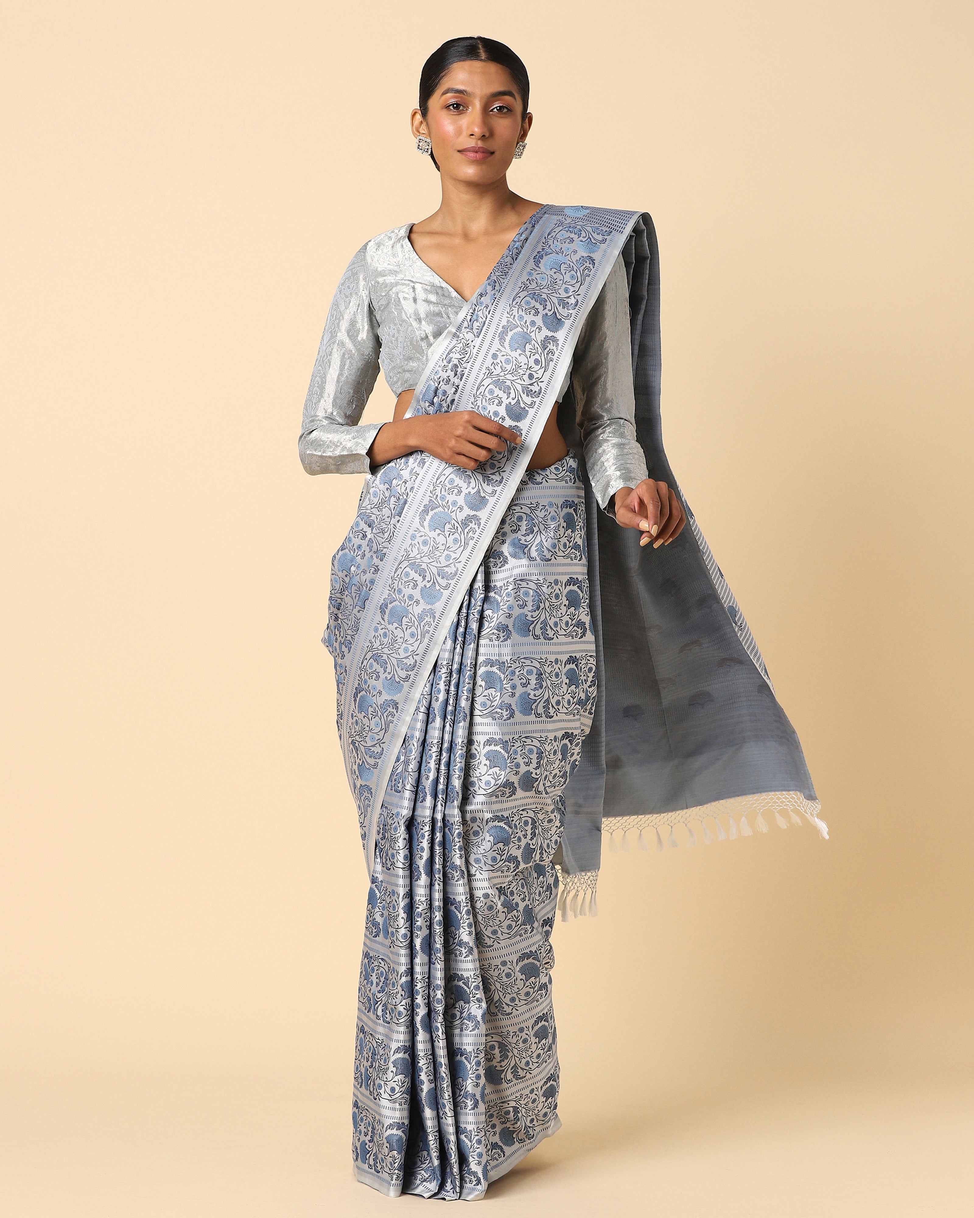 Misaki Banarasi Tanchoi Silk Saree