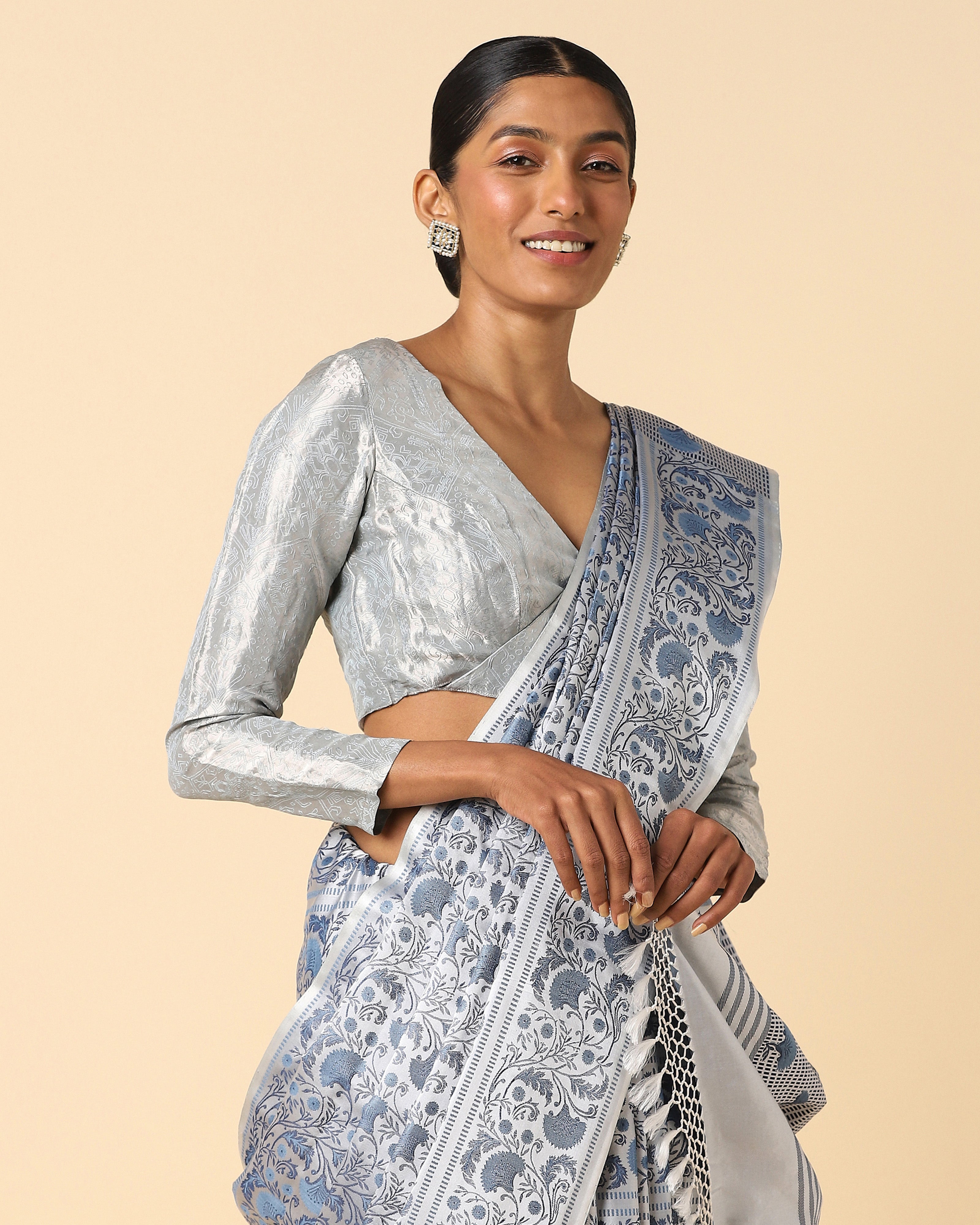 Misaki Banarasi Tanchoi Silk Saree